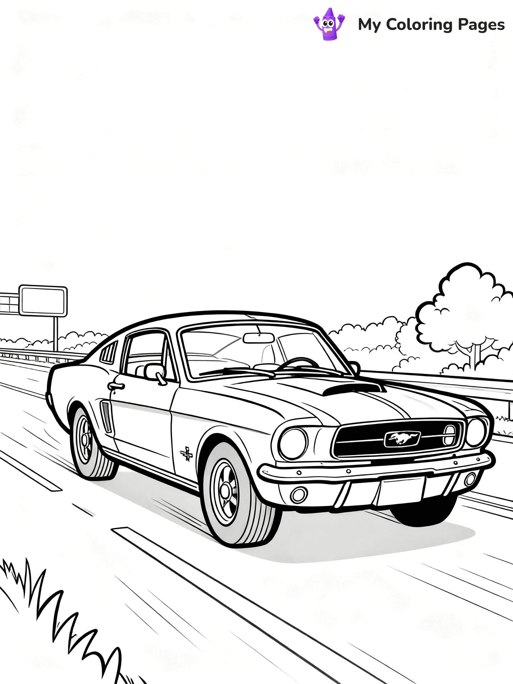 Classic Car Coloring Pages - 6