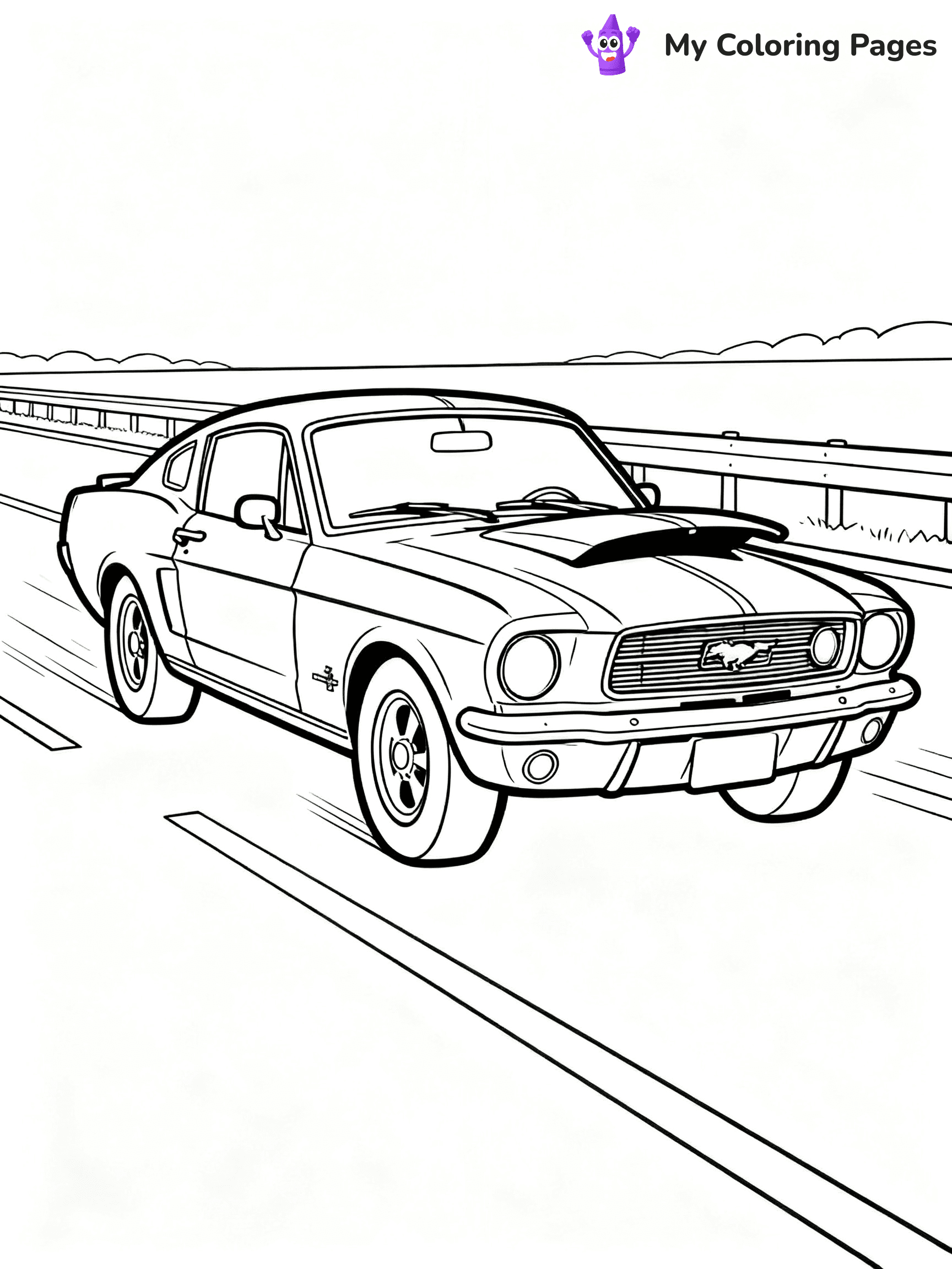 Classic Car Coloring Pages - 5