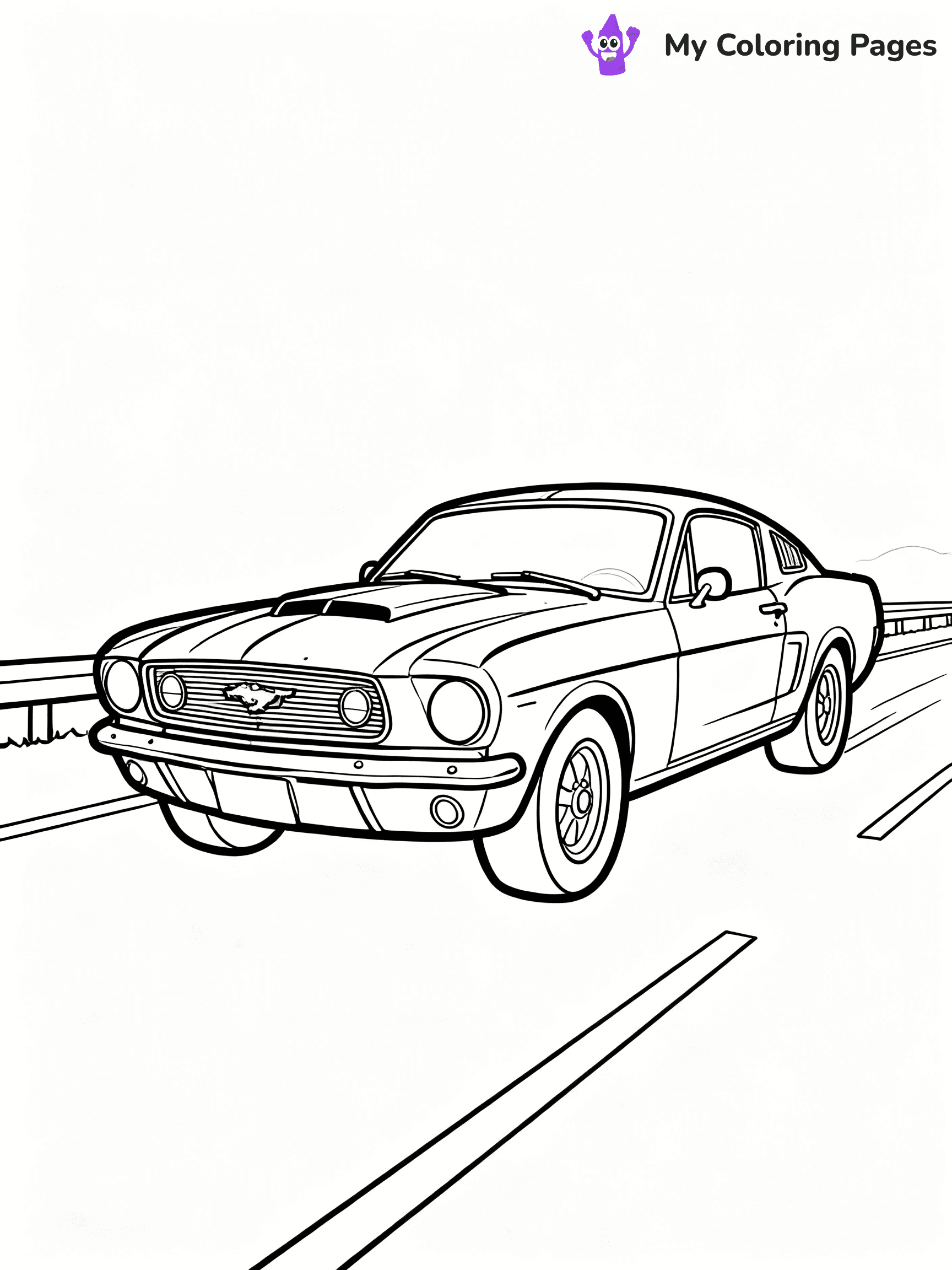 Classic Car Coloring Pages - 4