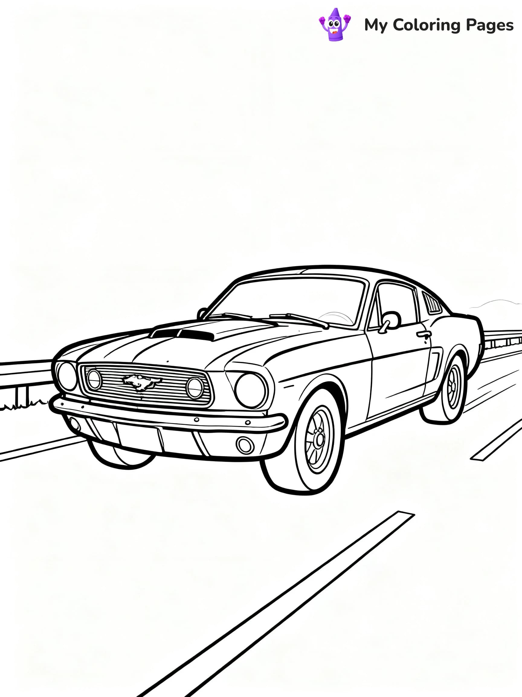 Classic Car Coloring Pages - 4