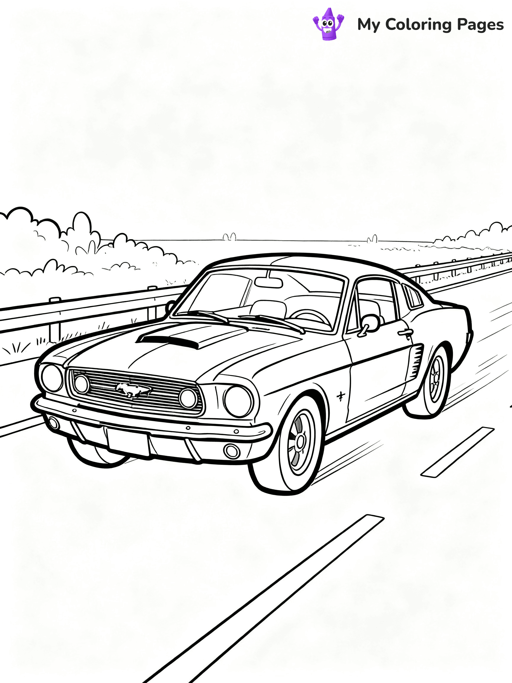 Classic Car Coloring Pages - 3