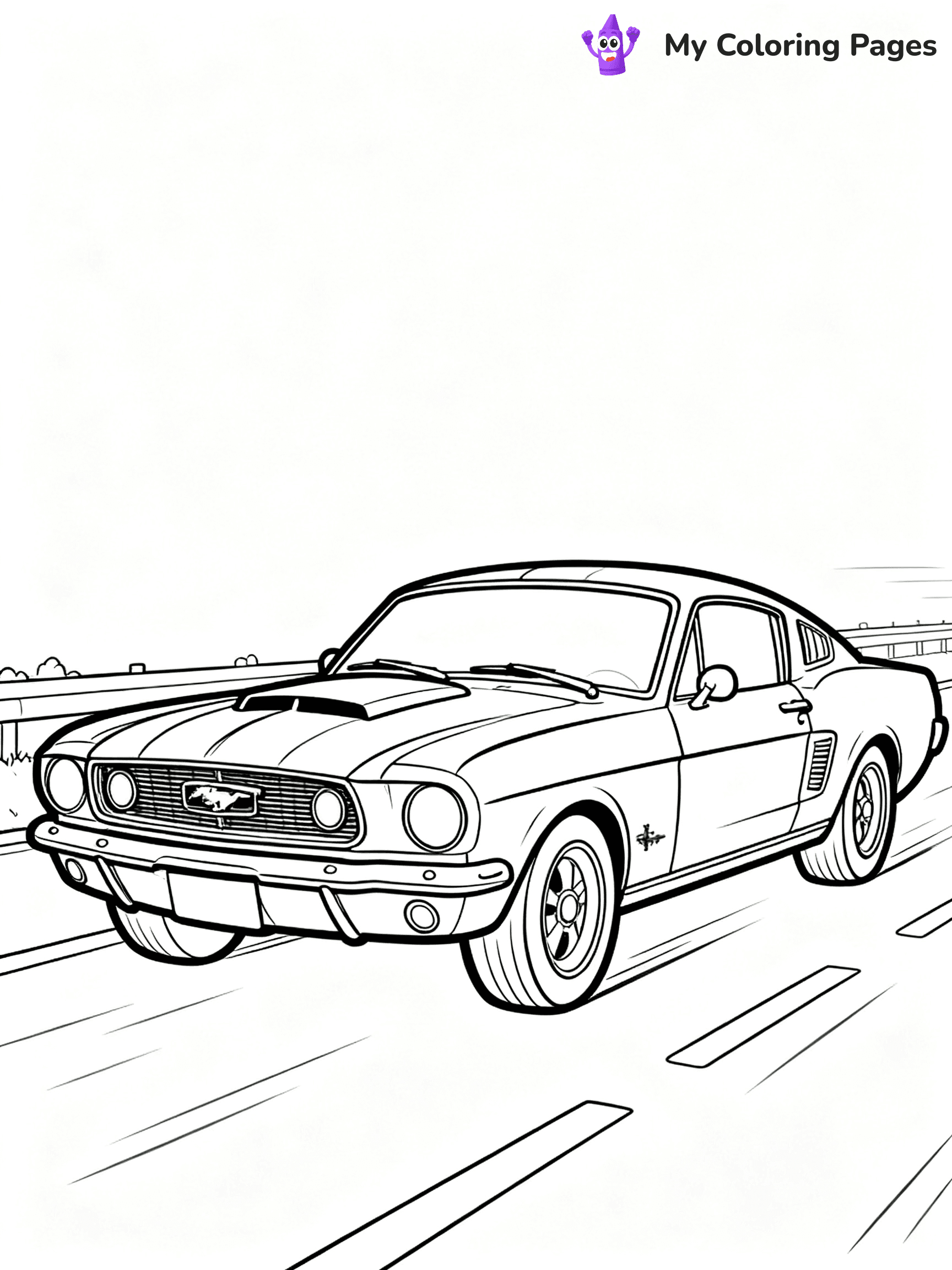 Classic Car Coloring Pages - 2
