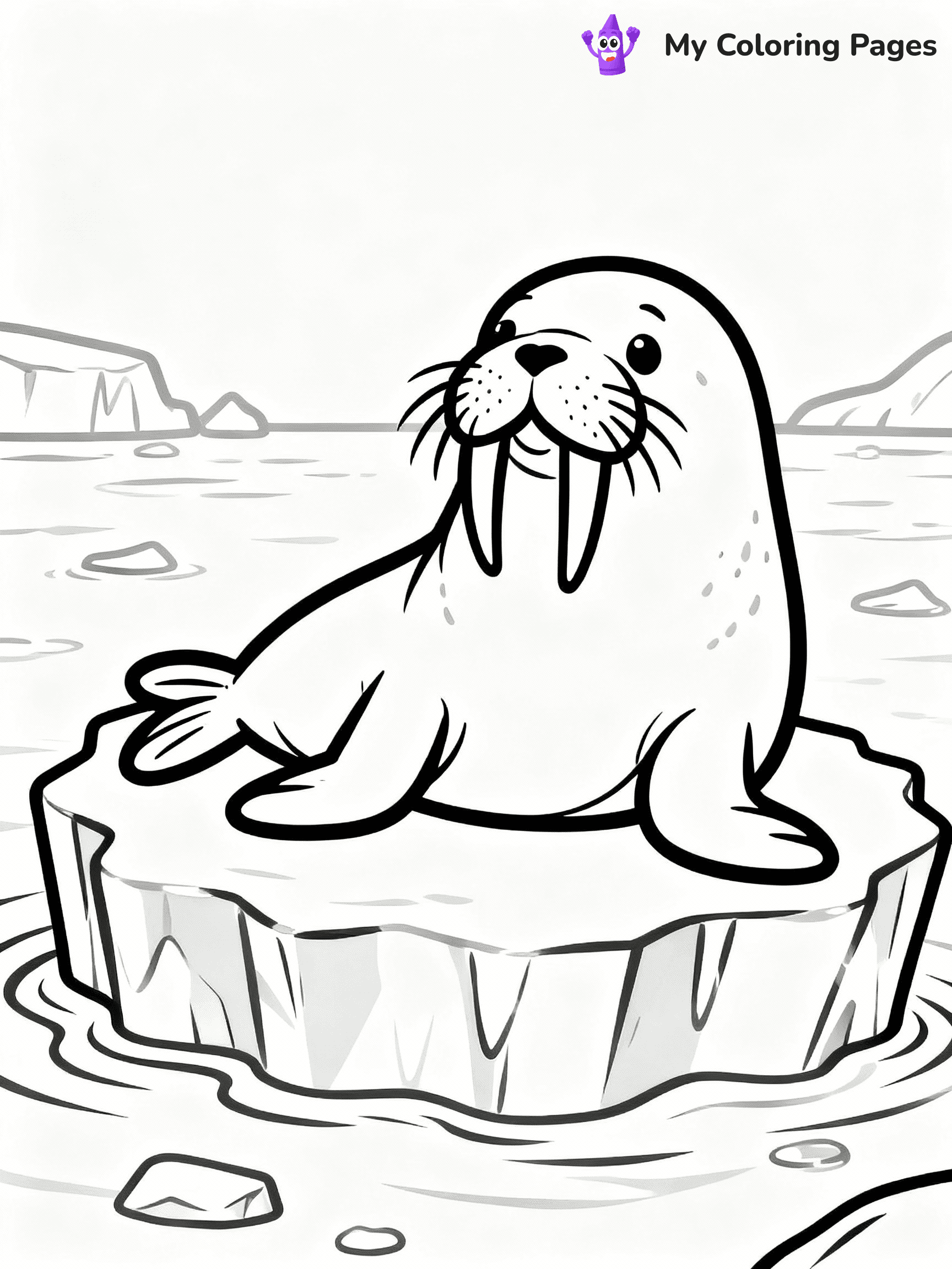 Arctic Animals Coloring Pages - 25