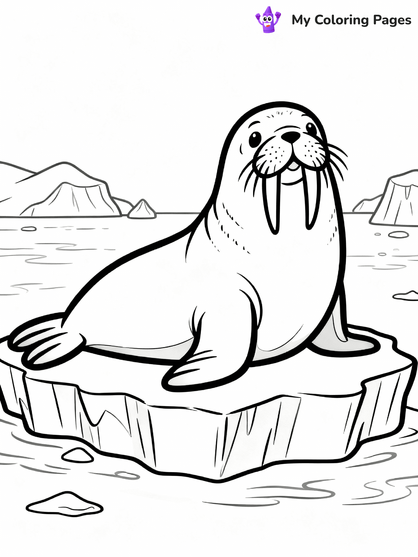 Arctic Animals Coloring Pages - 24