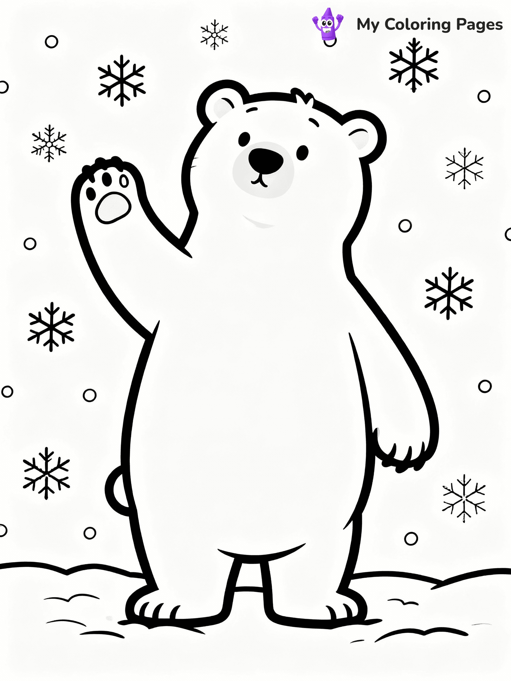 Arctic Animals Coloring Pages - 21