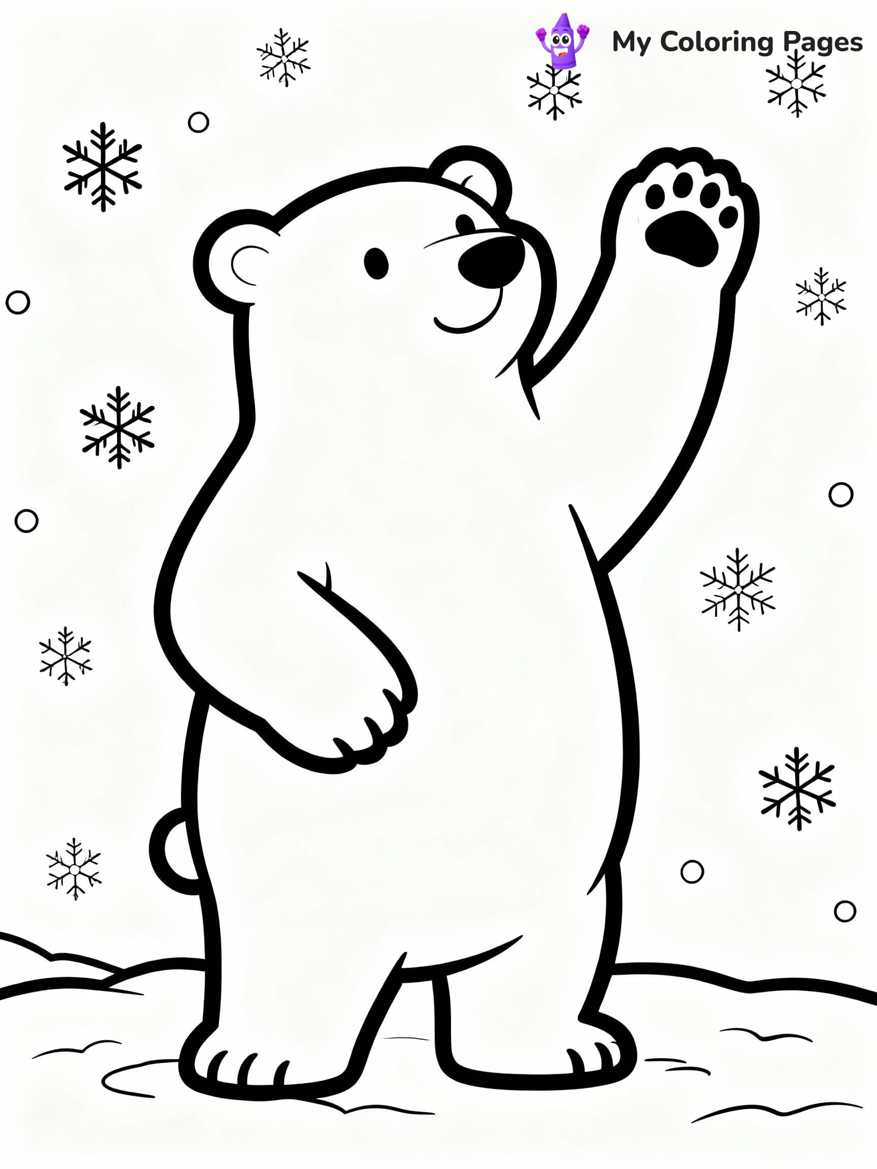 Arctic Animals Coloring Pages - 19