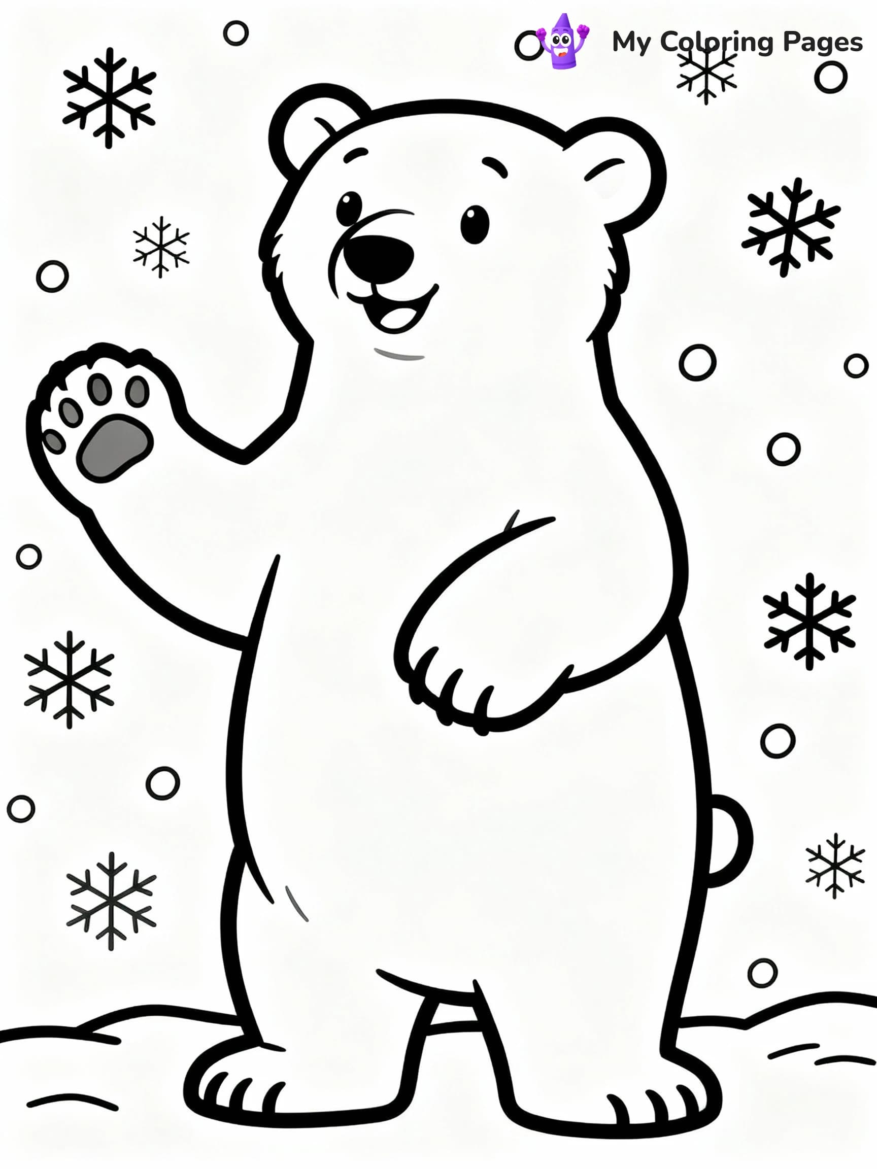 Arctic Animals Coloring Pages - 17