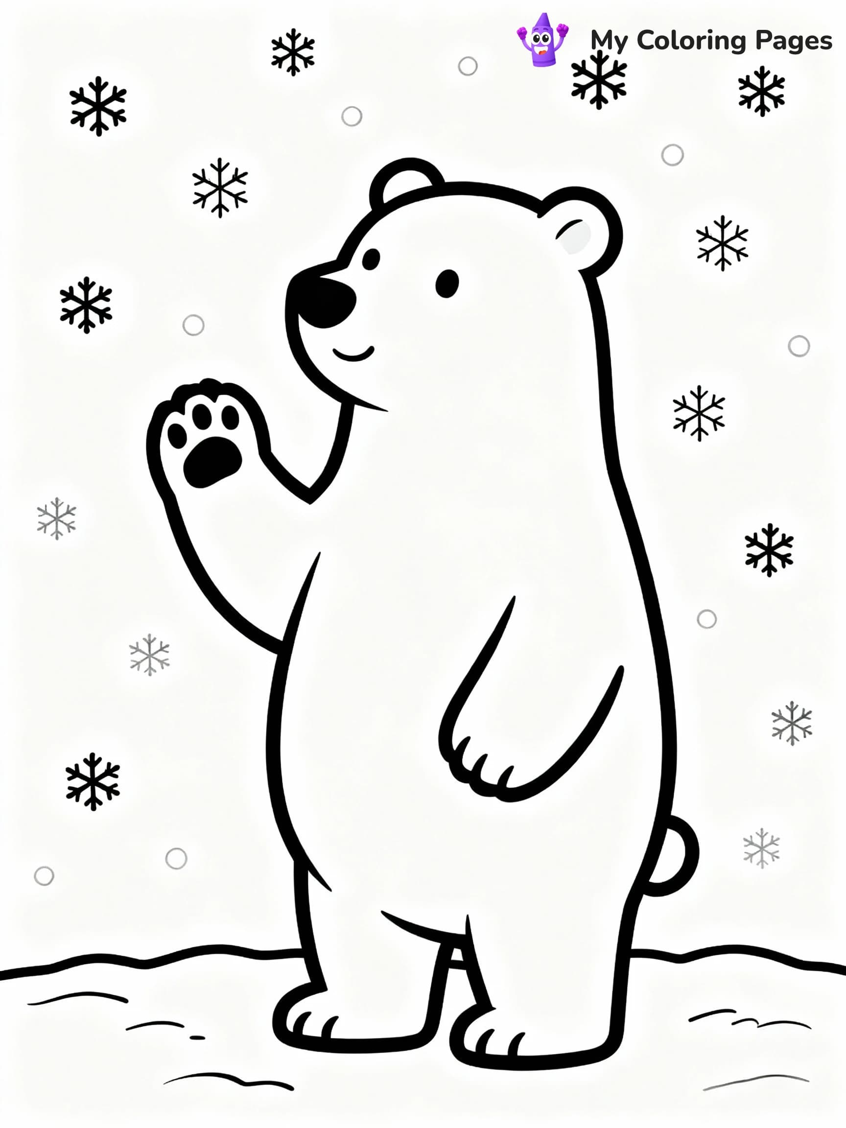 Arctic Animals Coloring Pages - 16