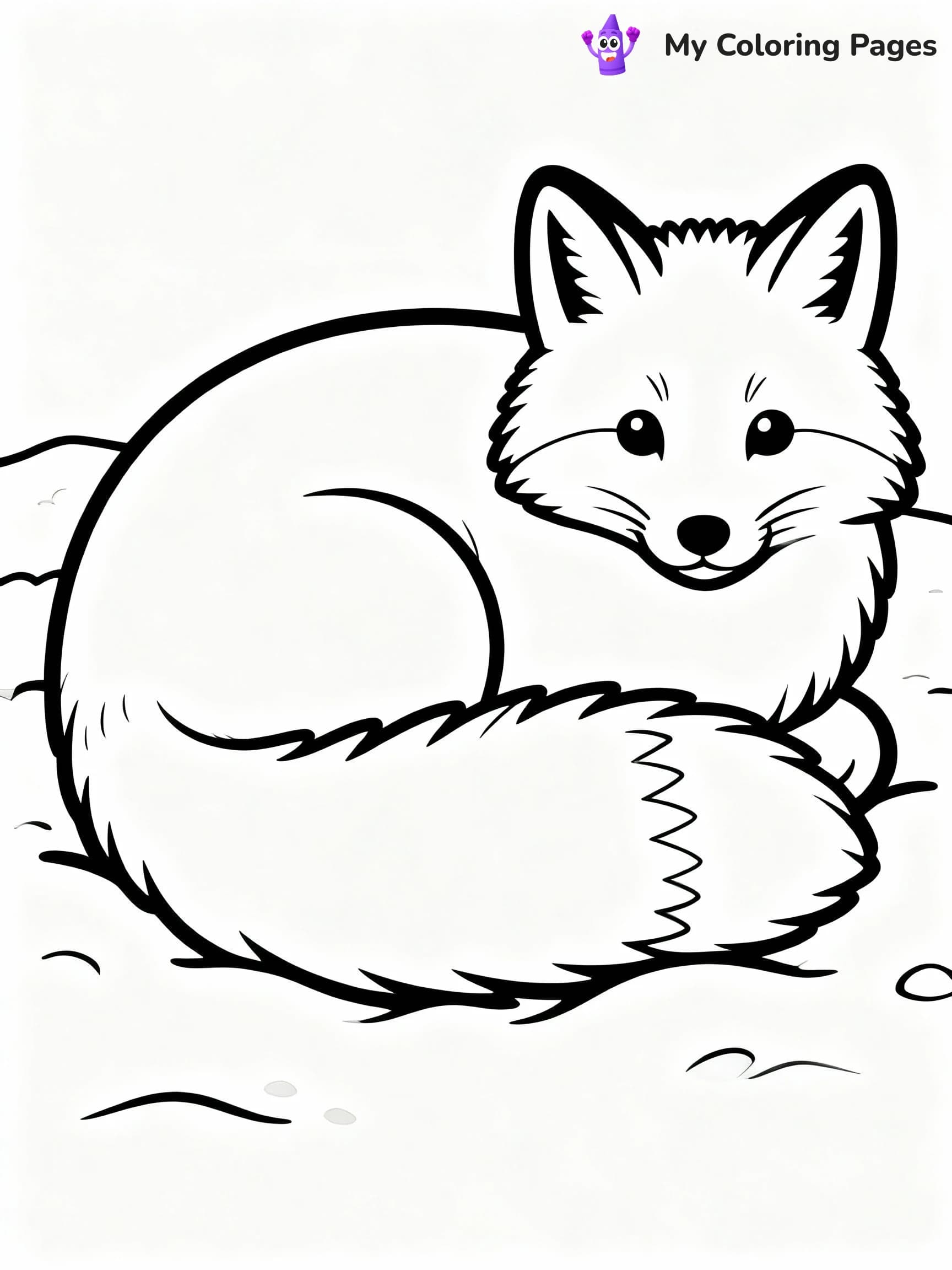 Arctic Animals Coloring Pages - 7