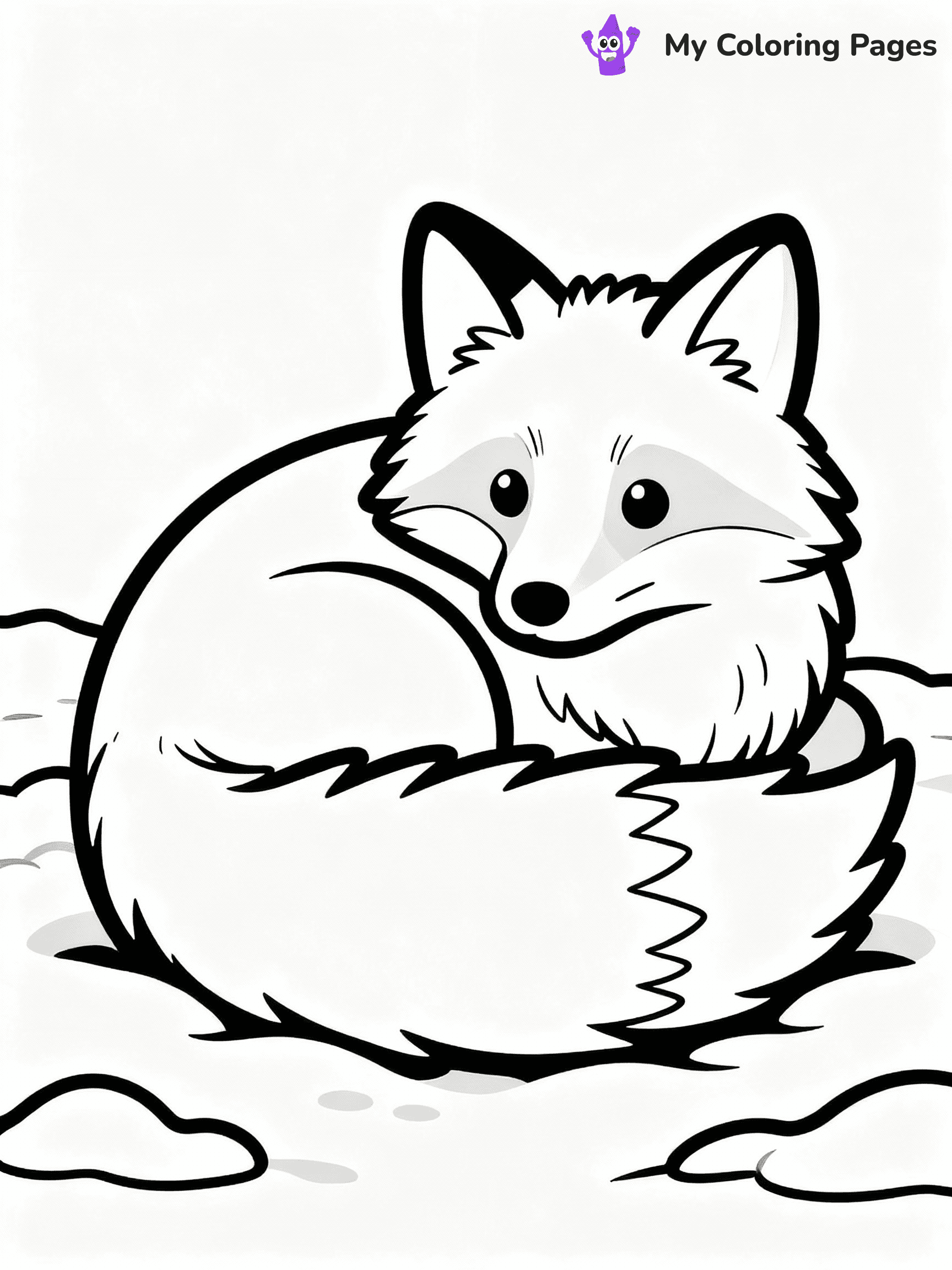 Arctic Animals Coloring Pages - 6