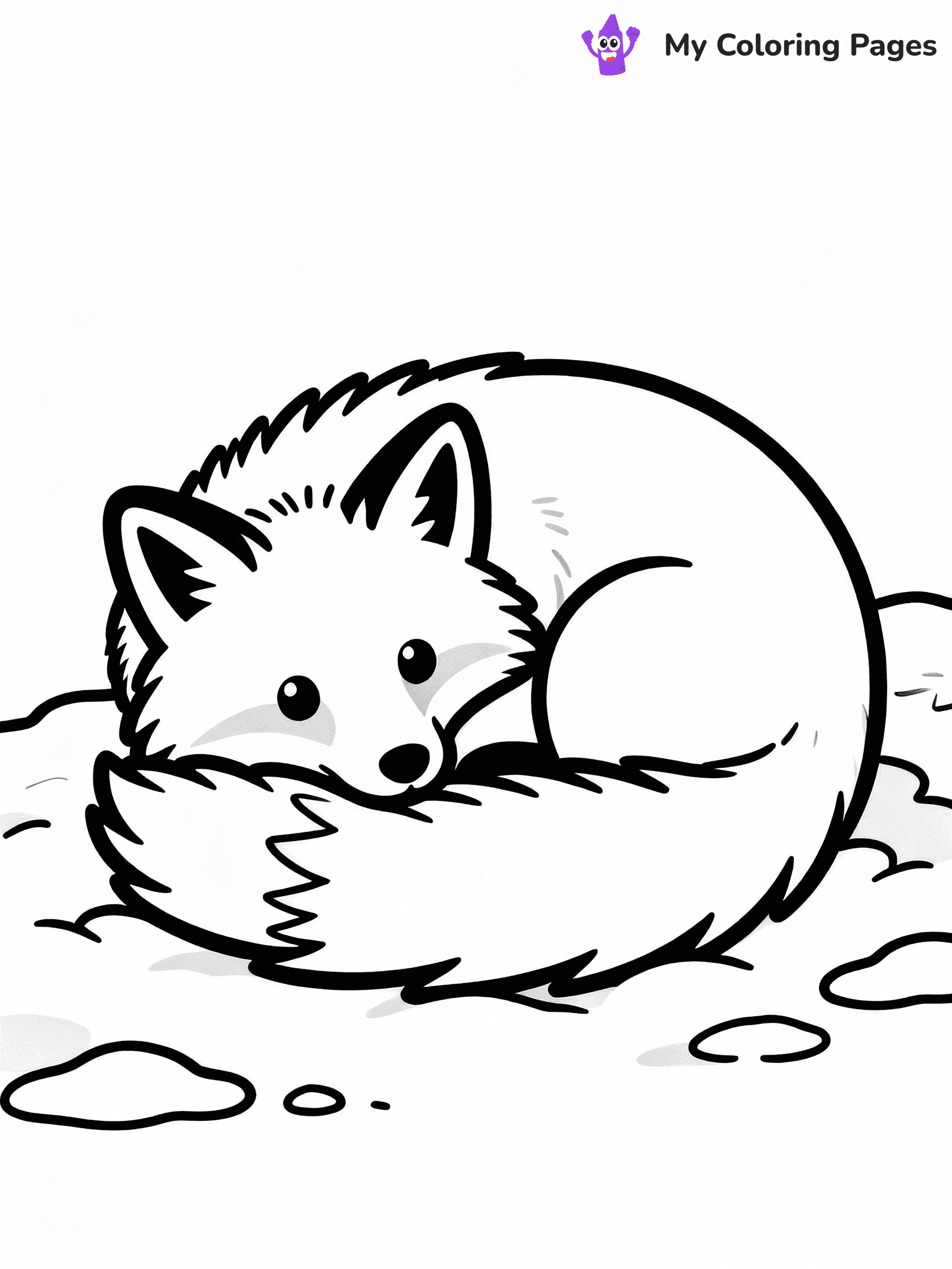 Arctic Animals Coloring Pages - 5