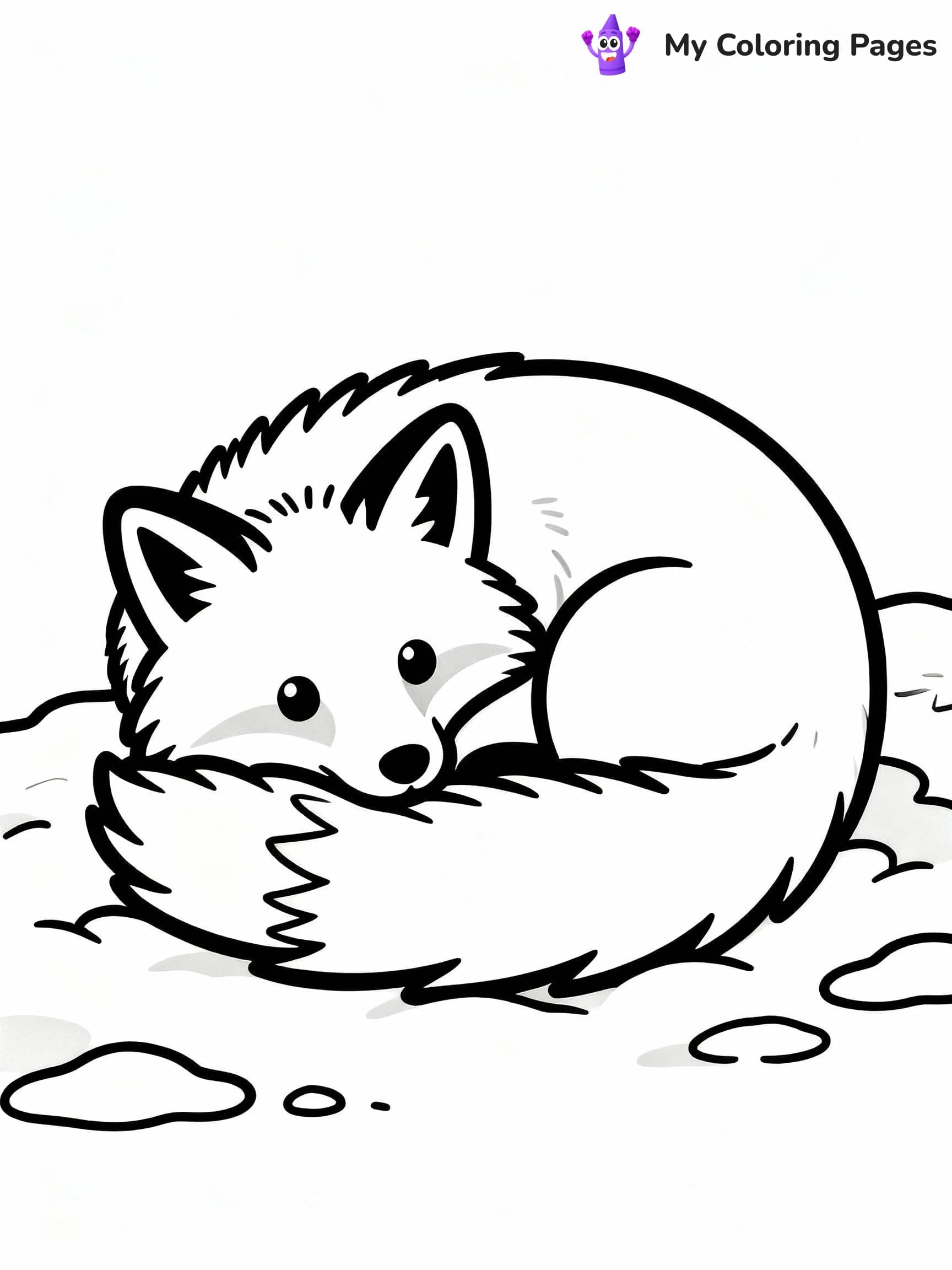 Arctic Animals Coloring Pages - 5