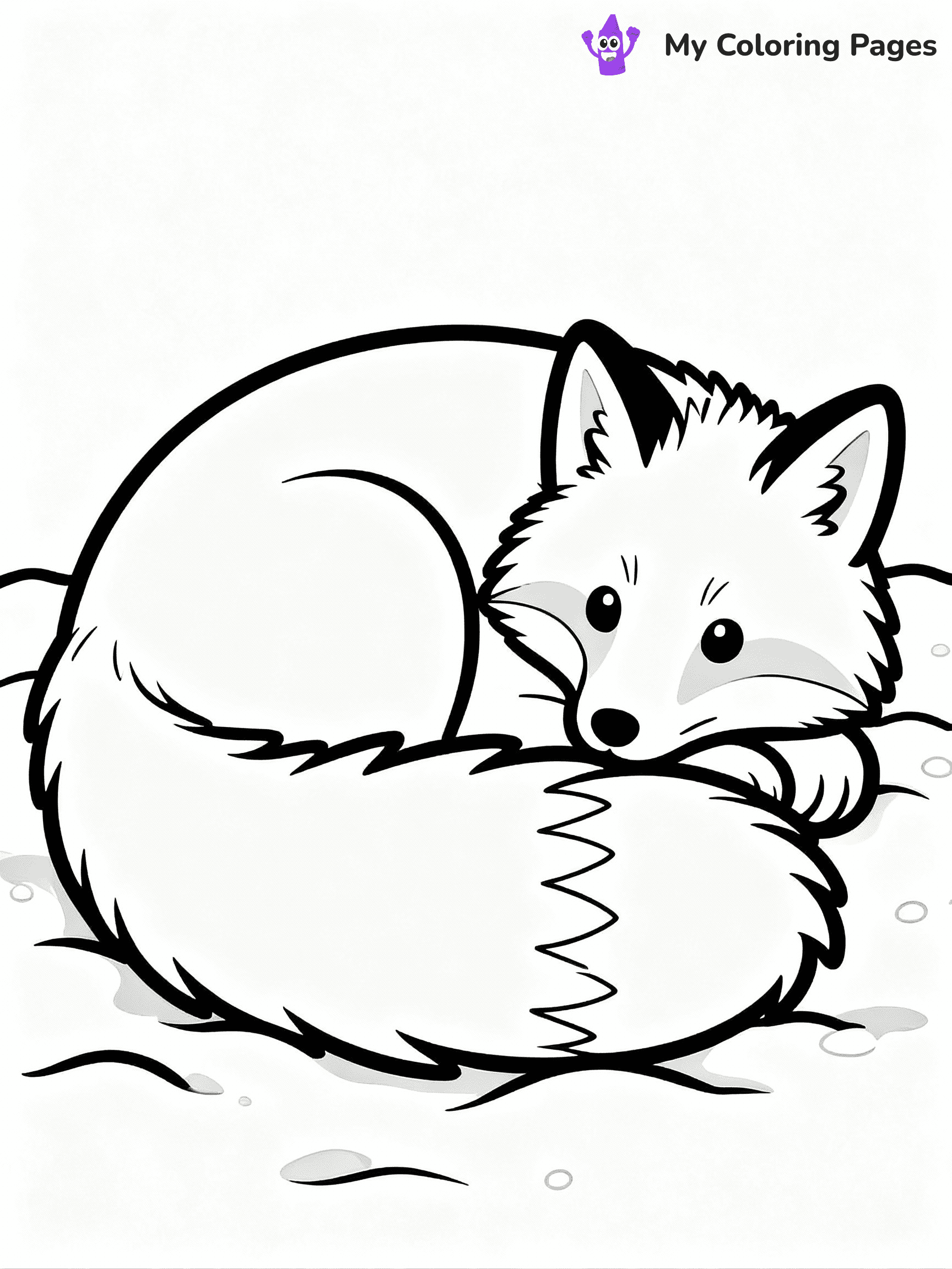 Arctic Animals Coloring Pages - 4