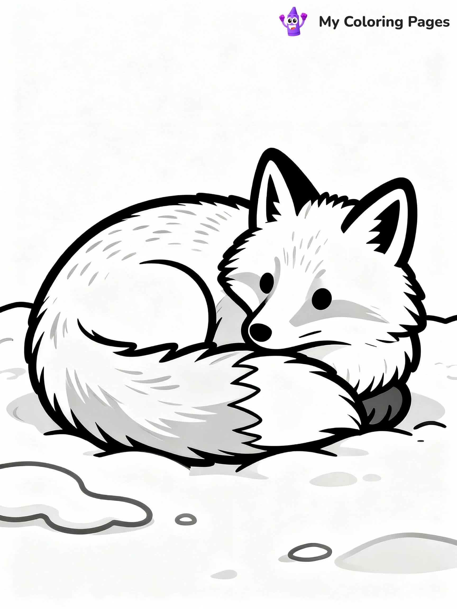 Arctic Animals Coloring Pages - 2