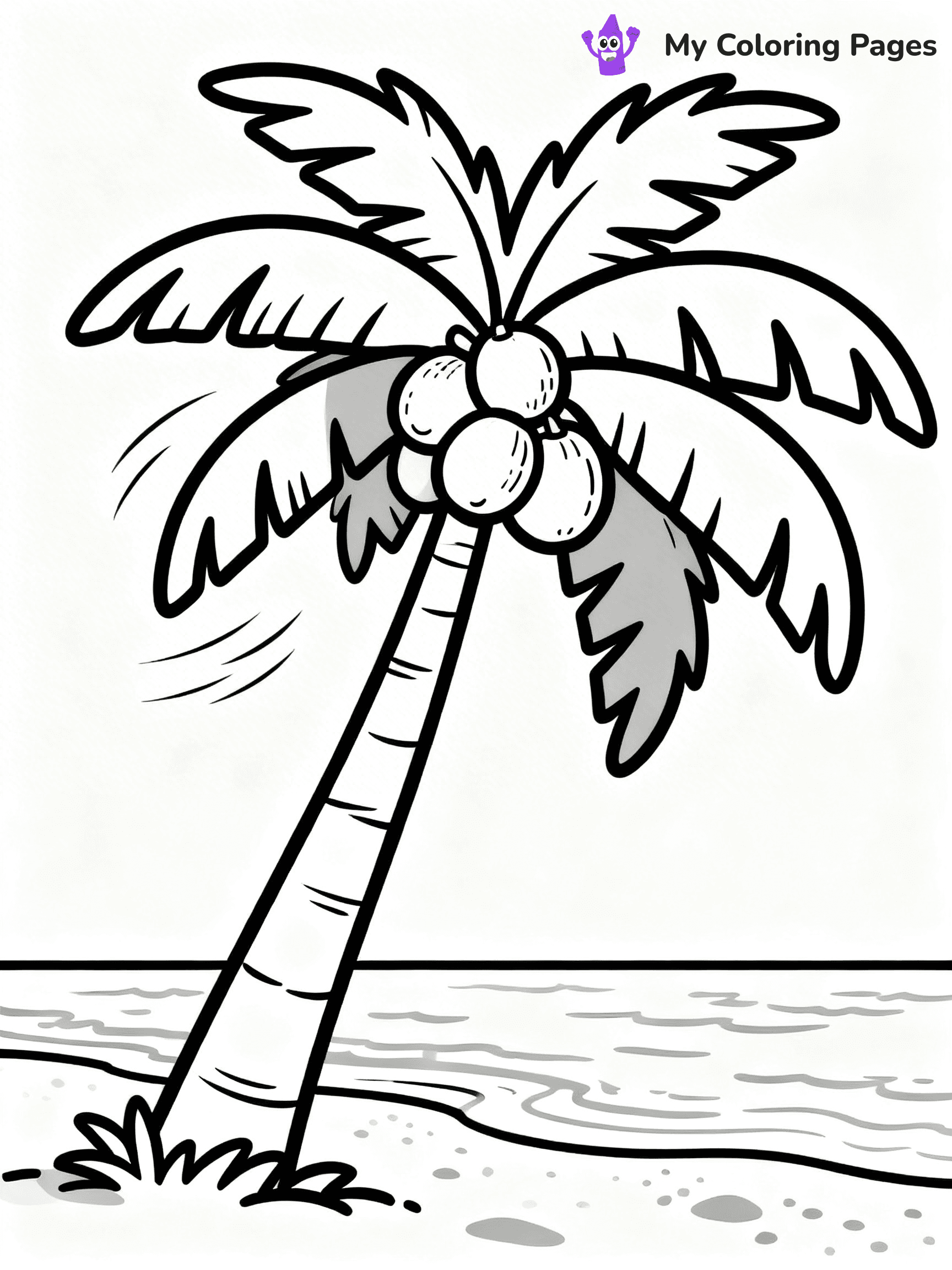 Coconut Coloring Pages - 18