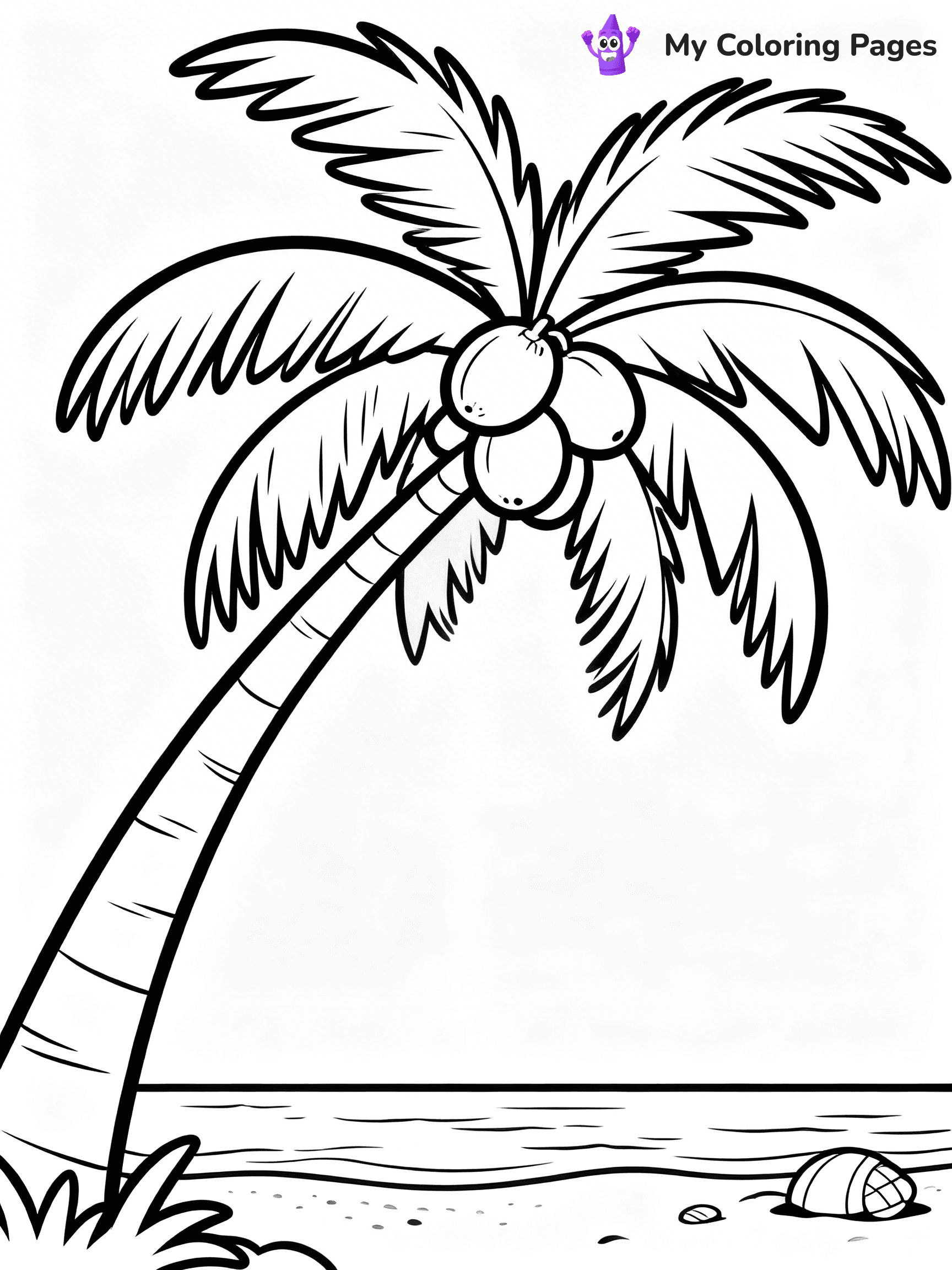 Coconut Coloring Pages - 17