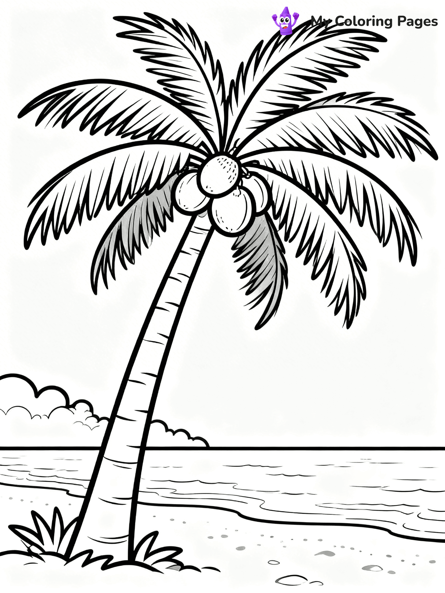 Coconut Coloring Pages - 16