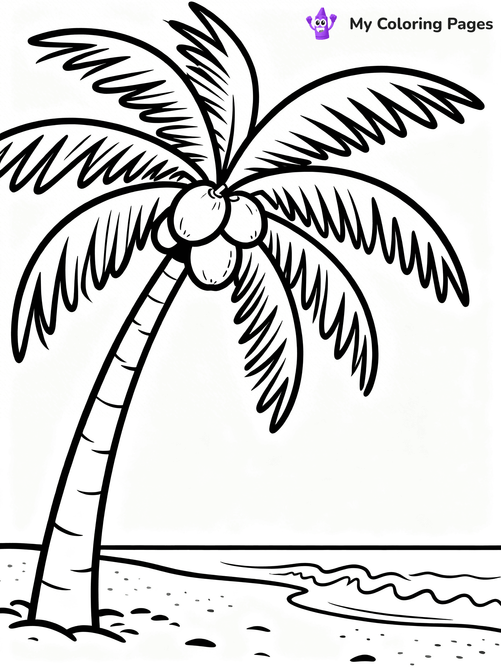 Coconut Coloring Pages - 15