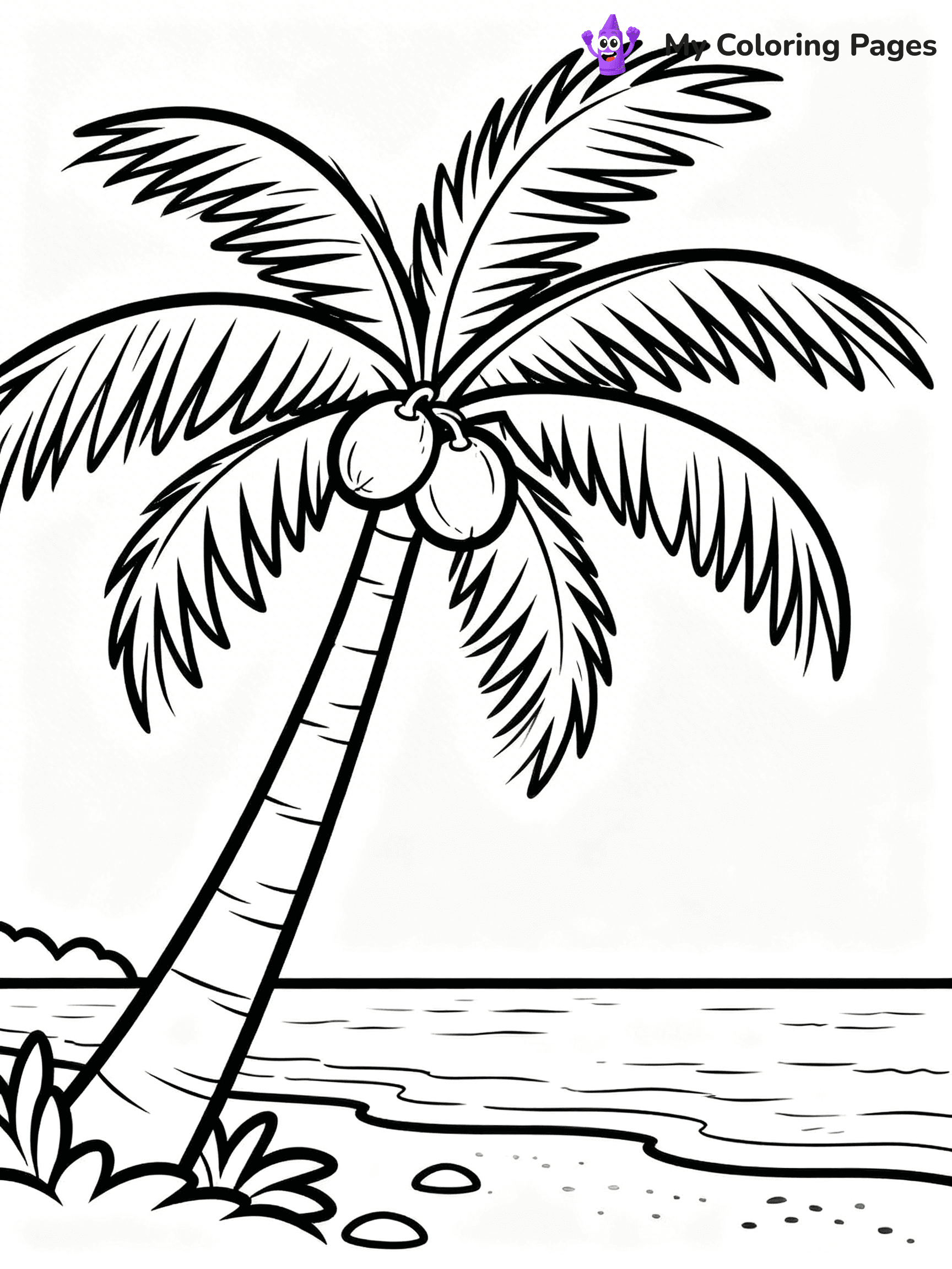 Coconut Coloring Pages - 14