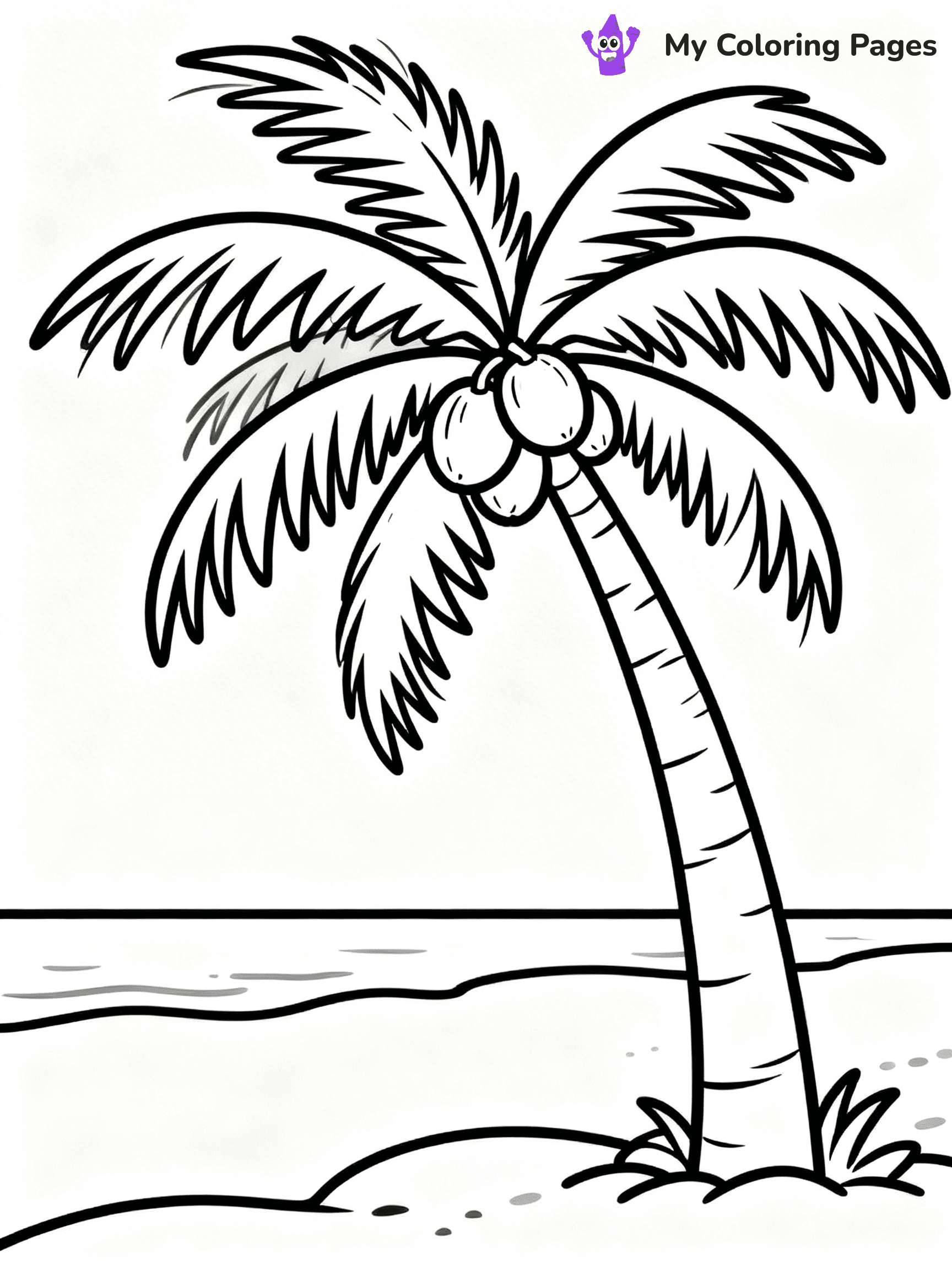 Coconut Coloring Pages - 13
