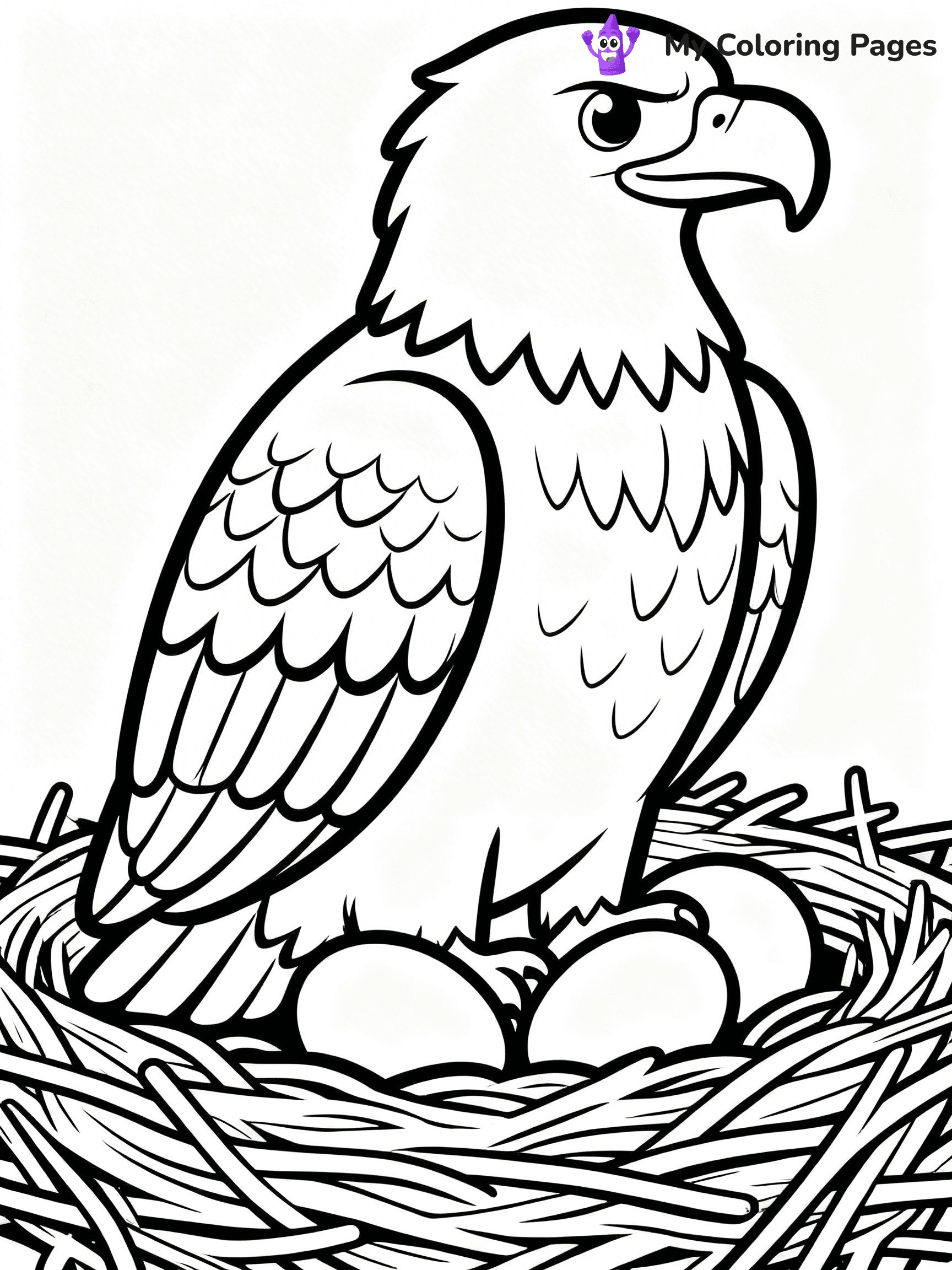 Bald Eagle Coloring Pages - 24
