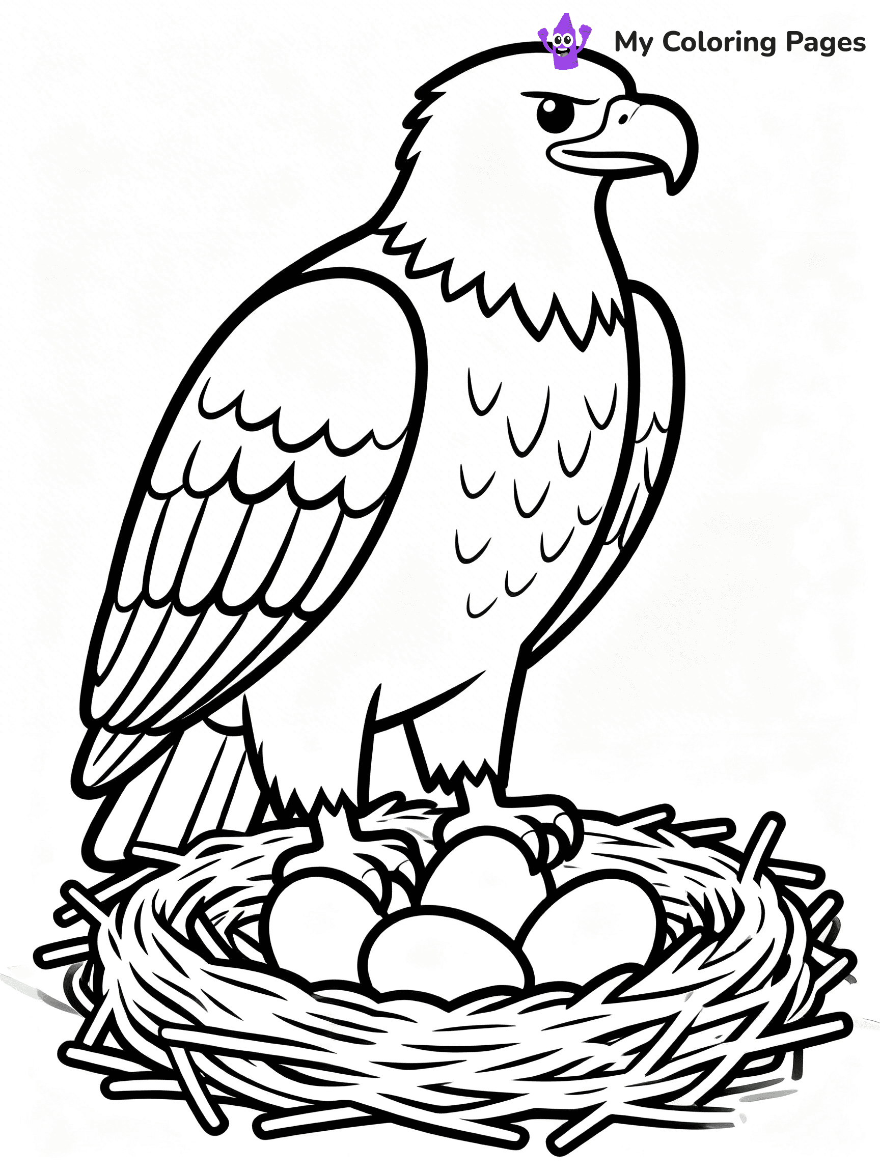 Bald Eagle Coloring Pages - 23