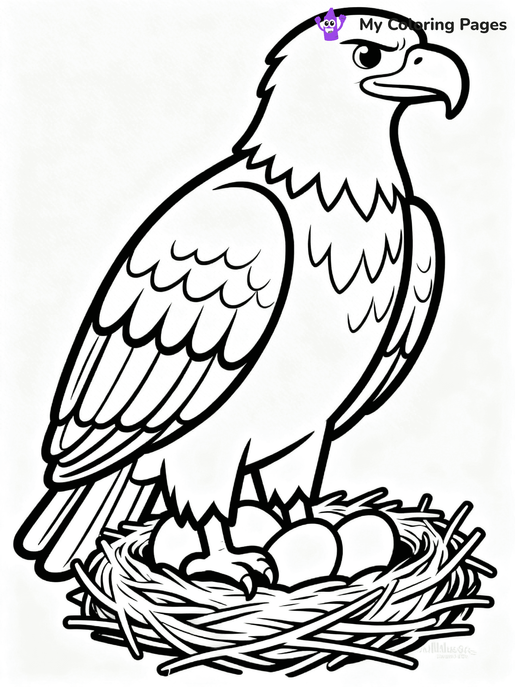 Bald Eagle Coloring Pages - 22