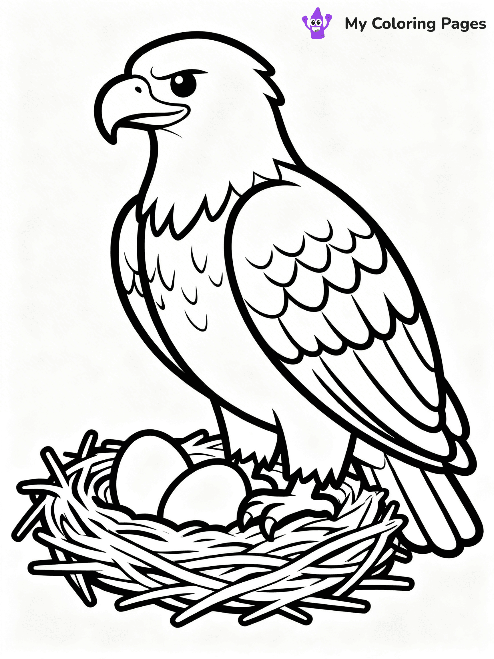 Bald Eagle Coloring Pages - 21