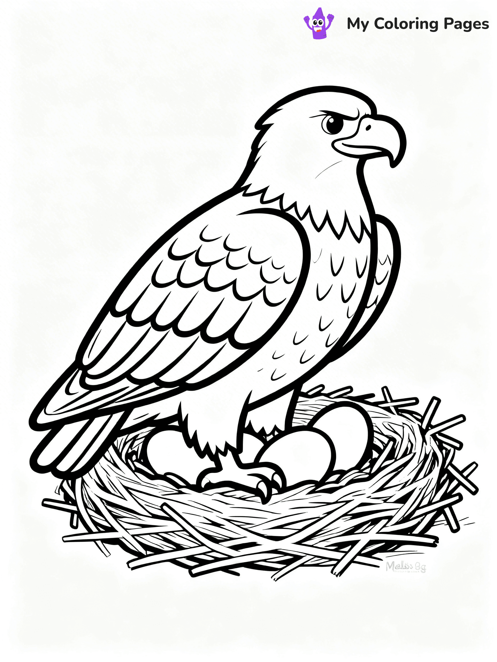 Bald Eagle Coloring Pages - 20