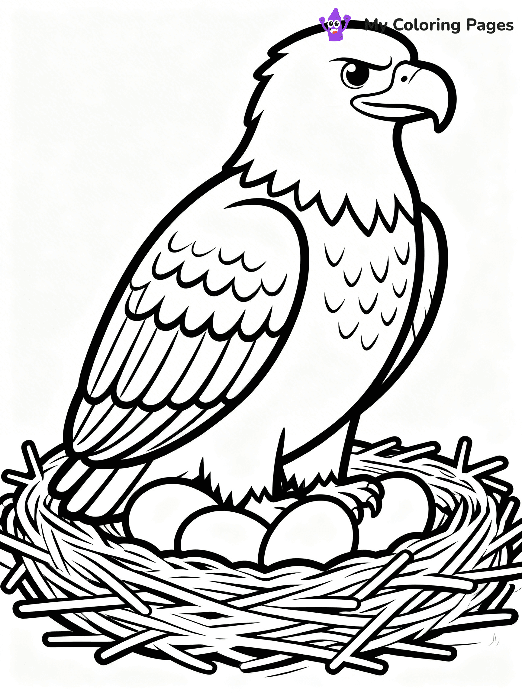 Bald Eagle Coloring Pages - 19