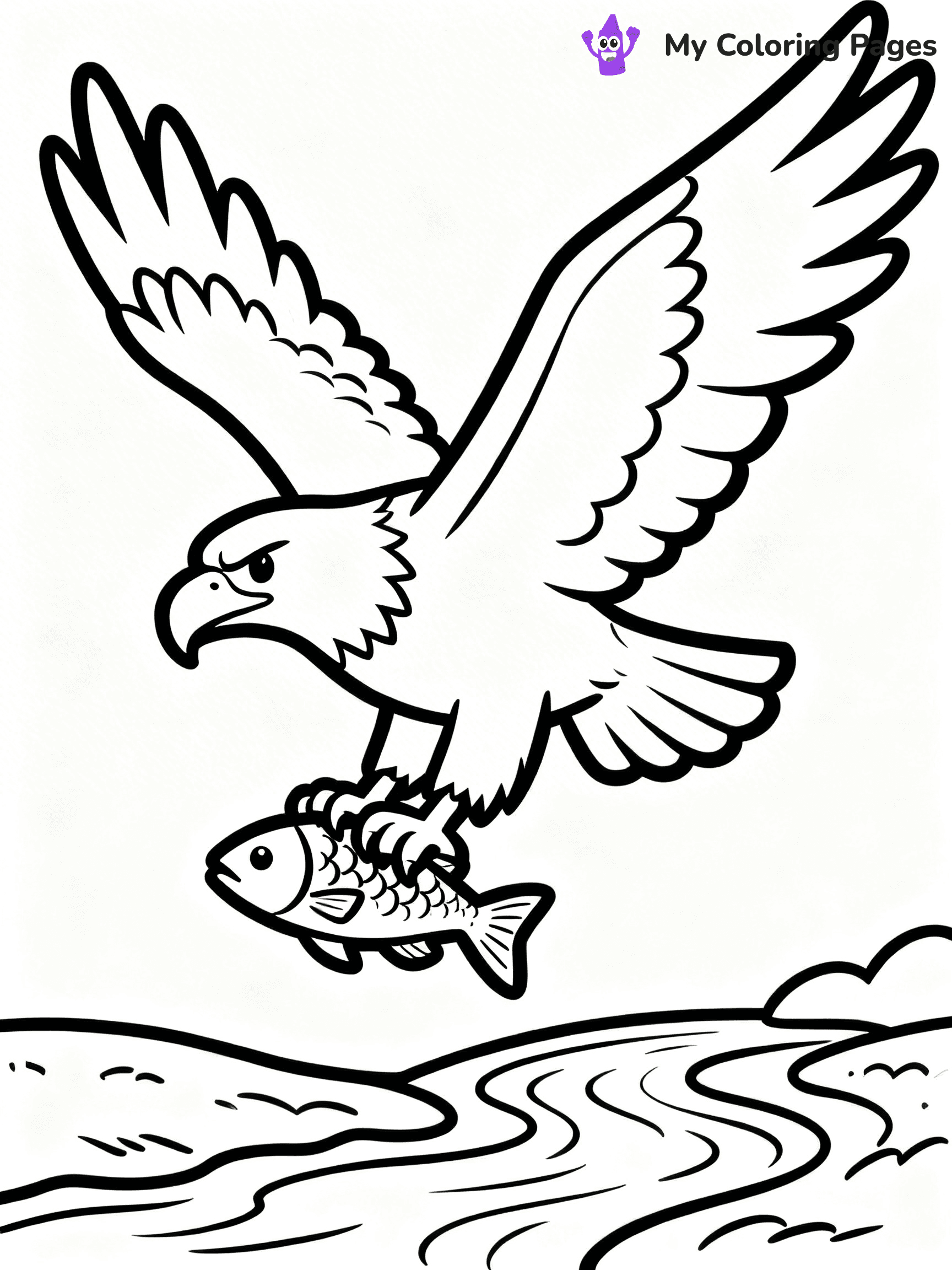 Bald Eagle Coloring Pages - 18