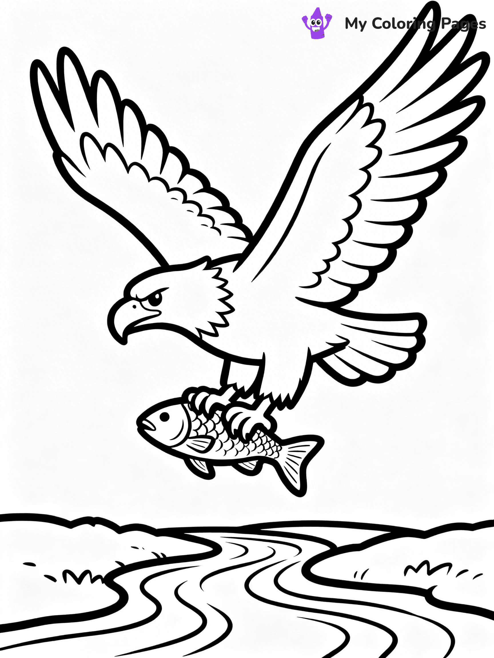 Bald Eagle Coloring Pages - 15