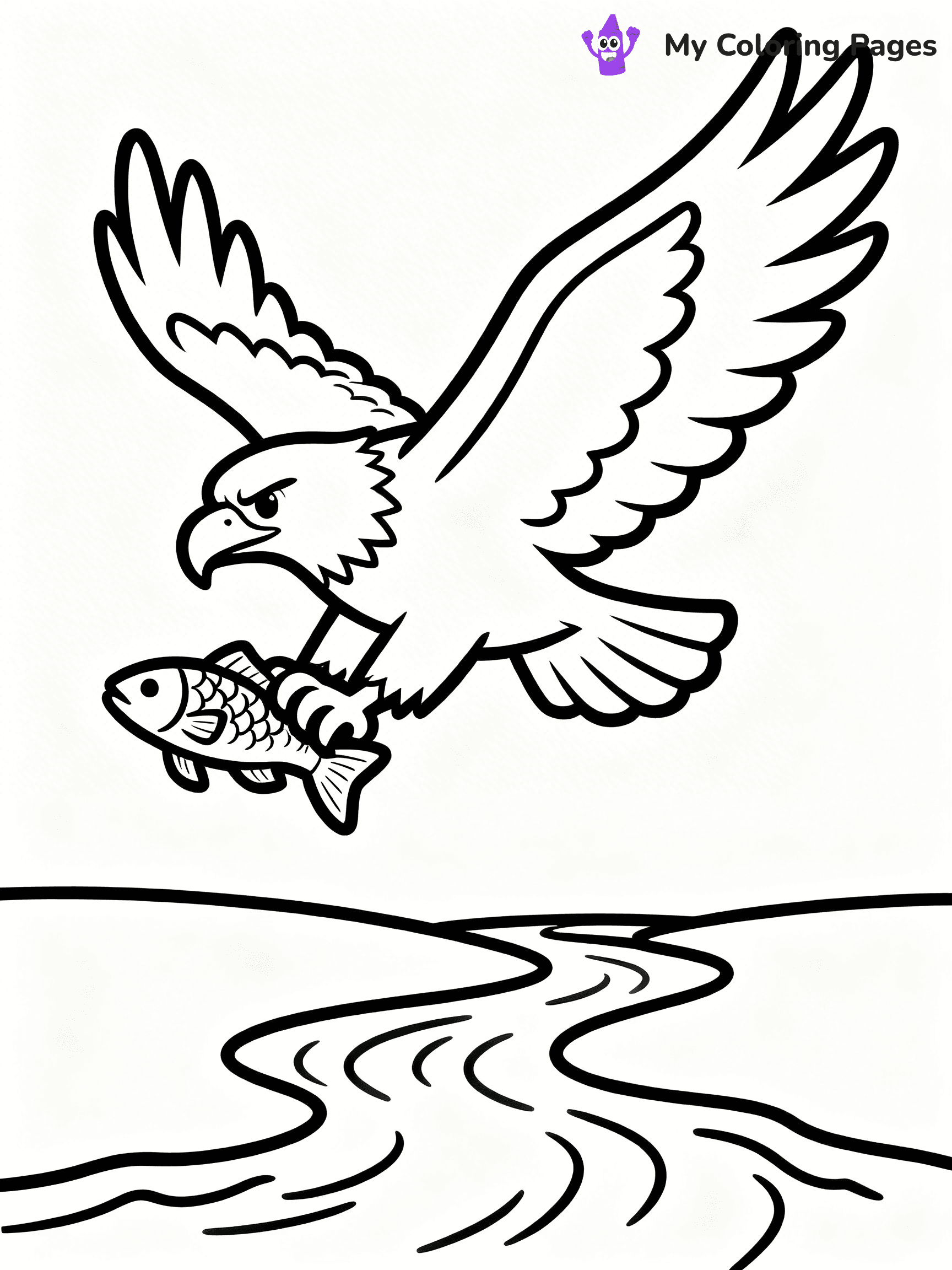 Bald Eagle Coloring Pages - 13