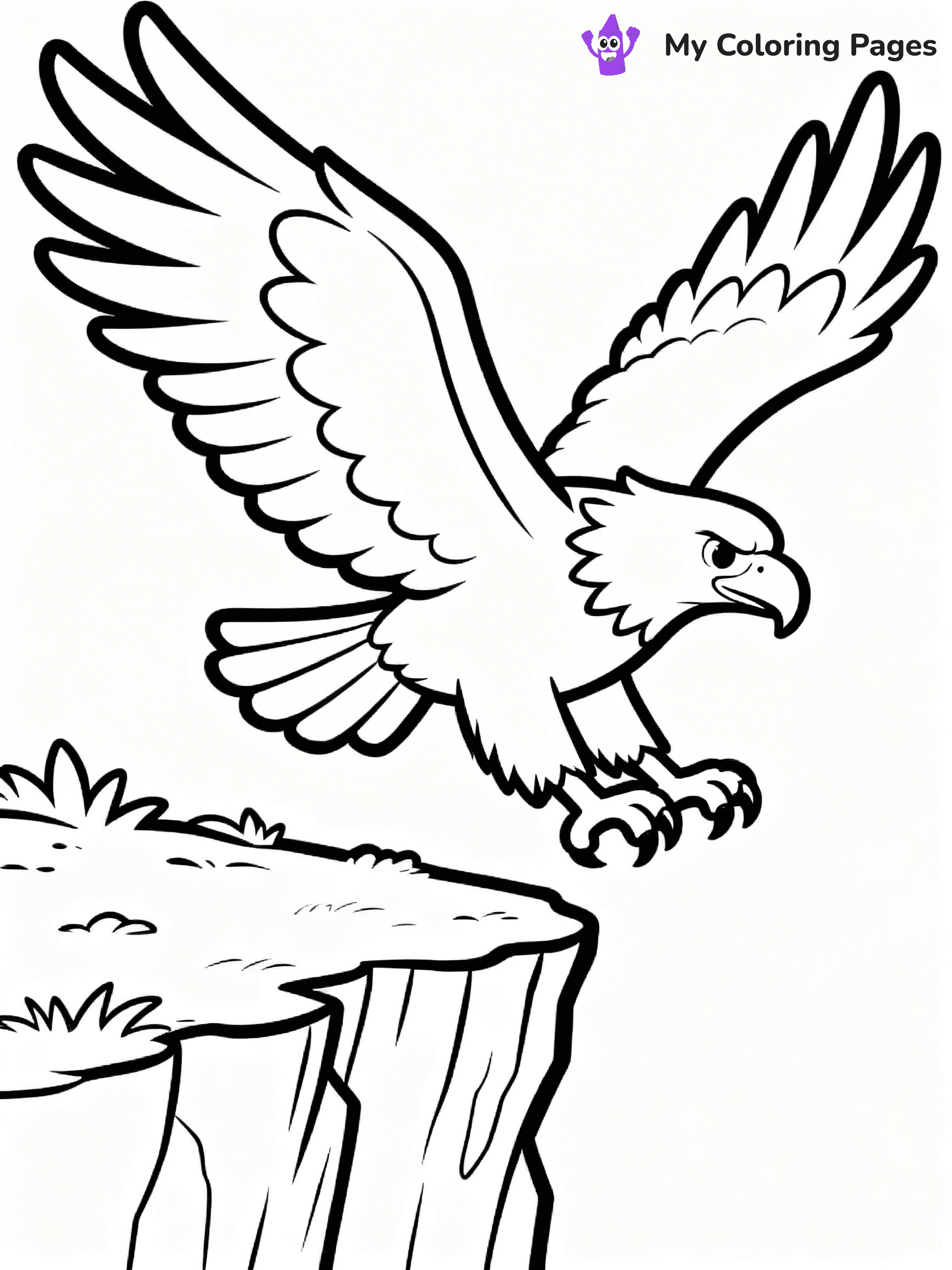 Bald Eagle Coloring Pages - 12