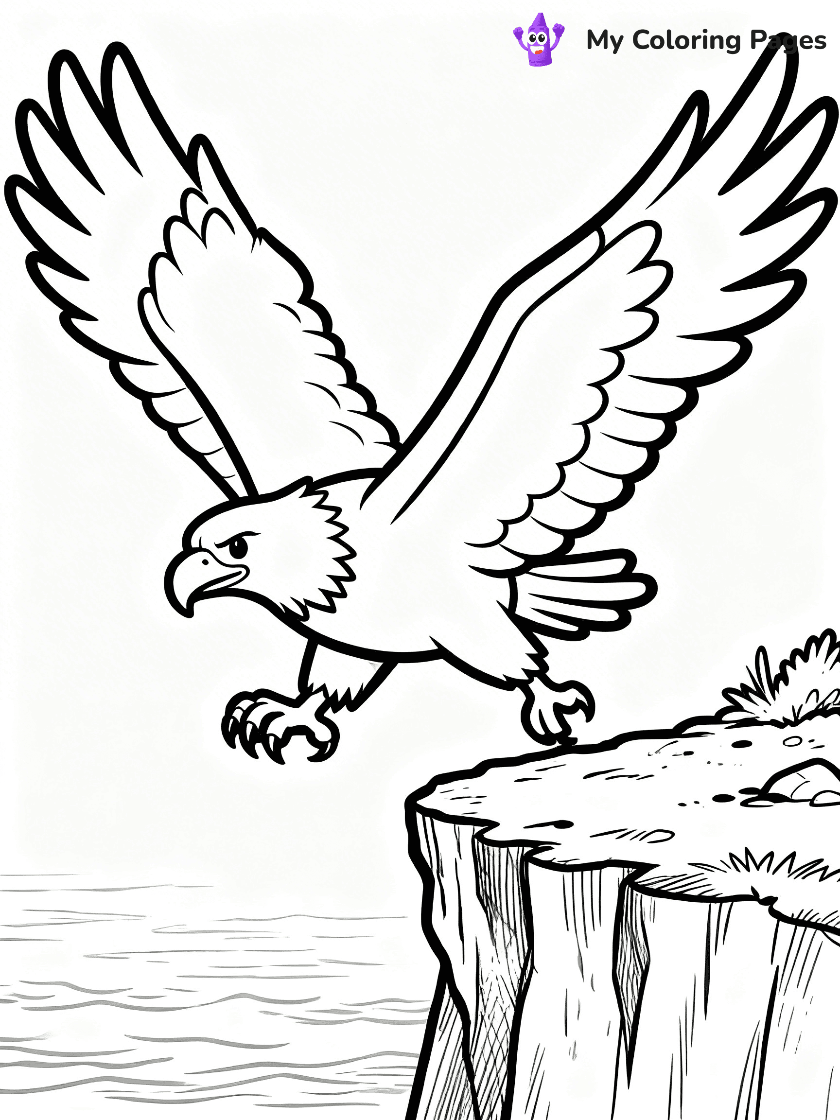 Bald Eagle Coloring Pages - 10