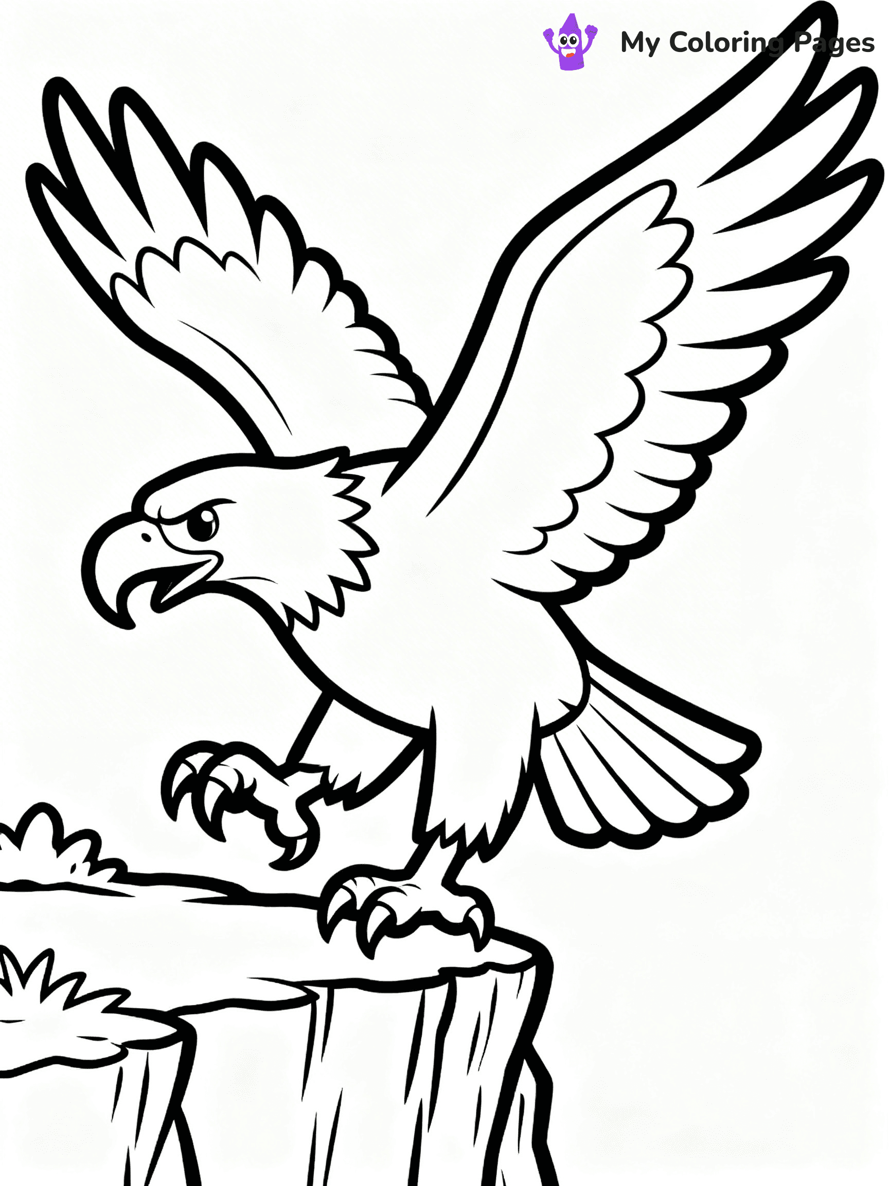 Bald Eagle Coloring Pages - 9