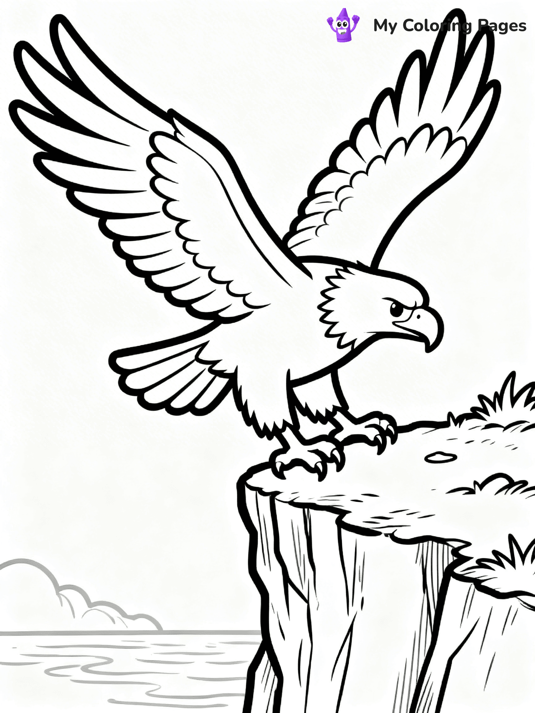 Bald Eagle Coloring Pages - 8