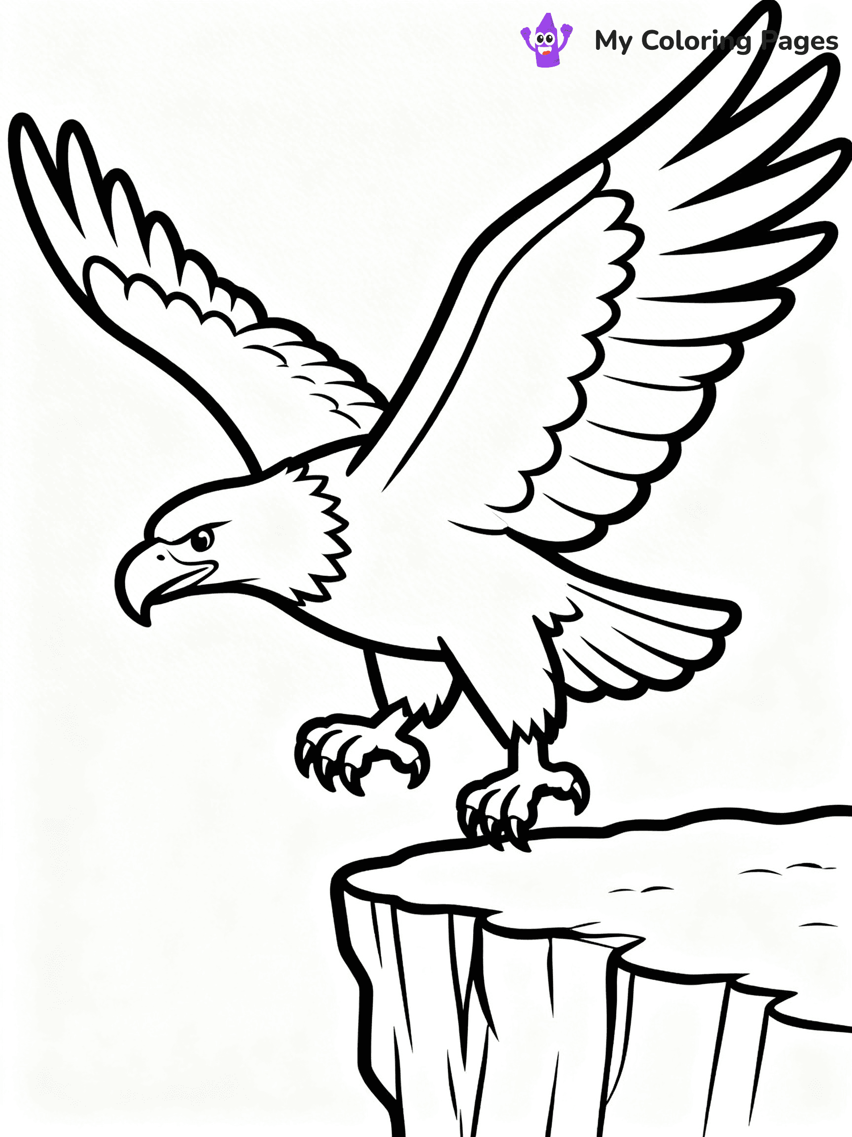 Bald Eagle Coloring Pages - 7