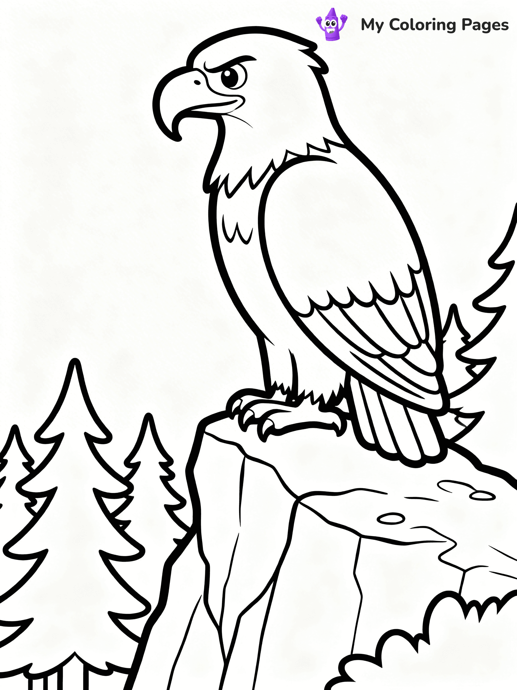 Bald Eagle Coloring Pages - 5
