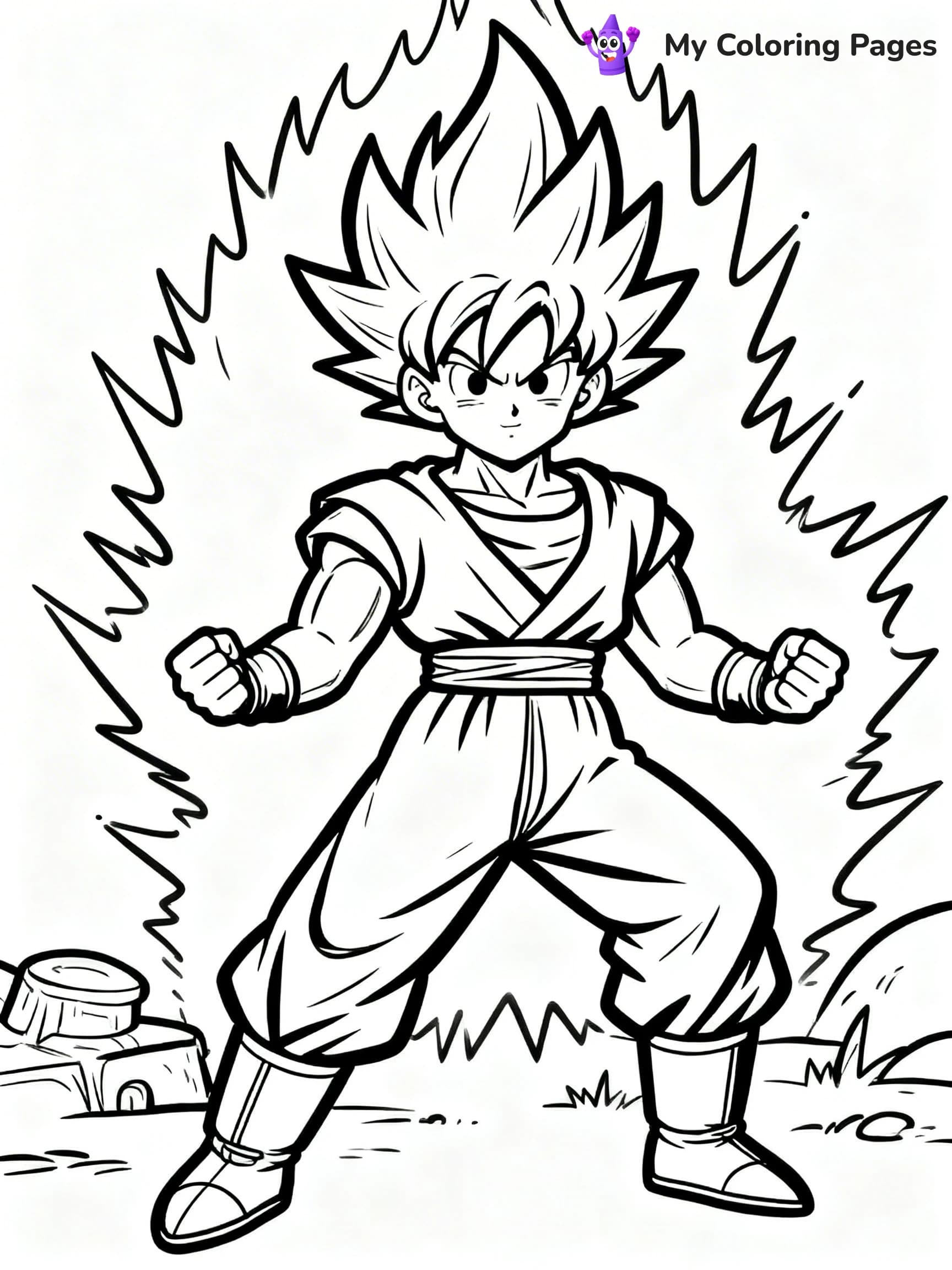 Cool Goku Coloring Pages - 17