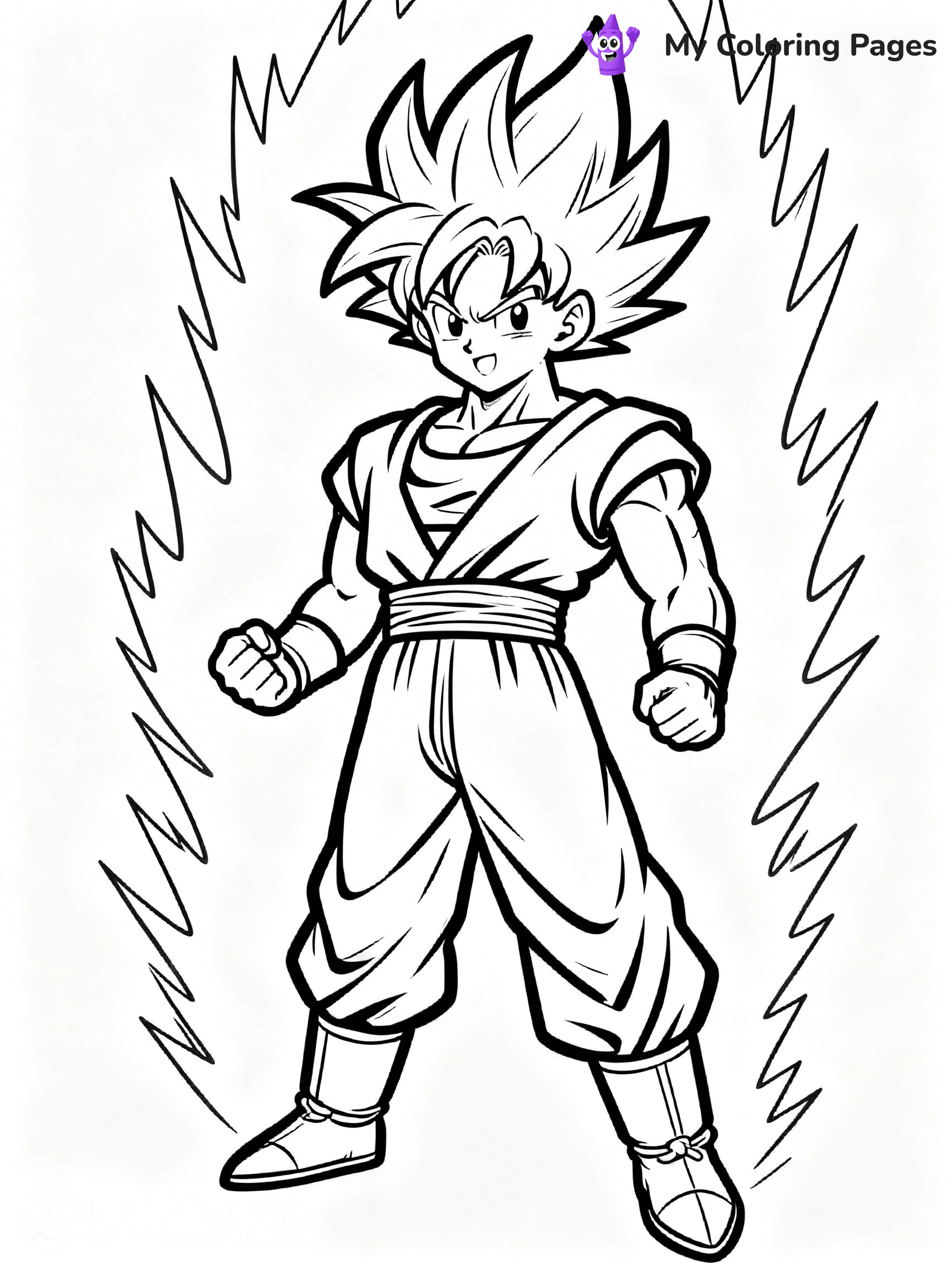 Cool Goku Coloring Pages - 16