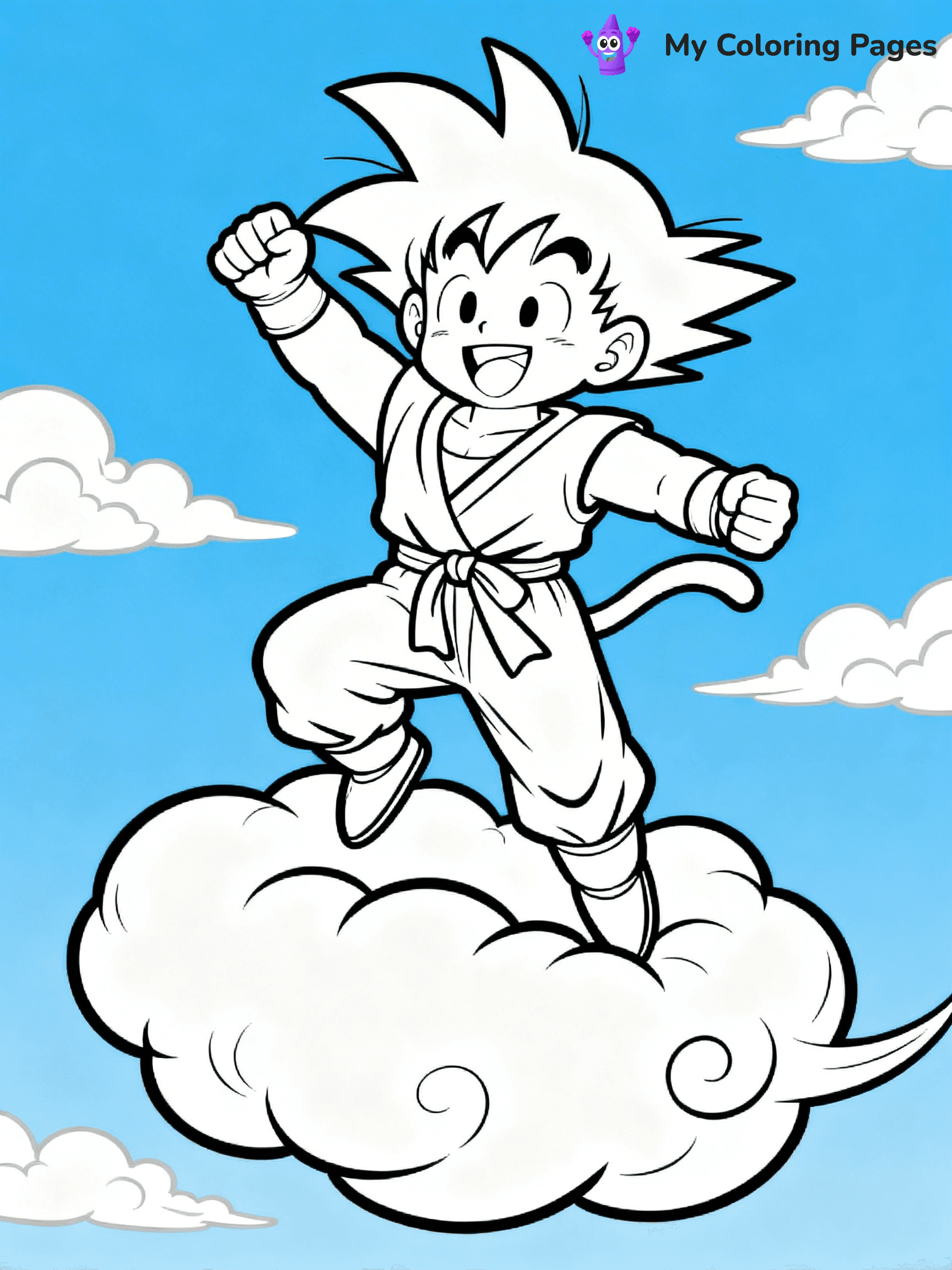 Cool Goku Coloring Pages - 1