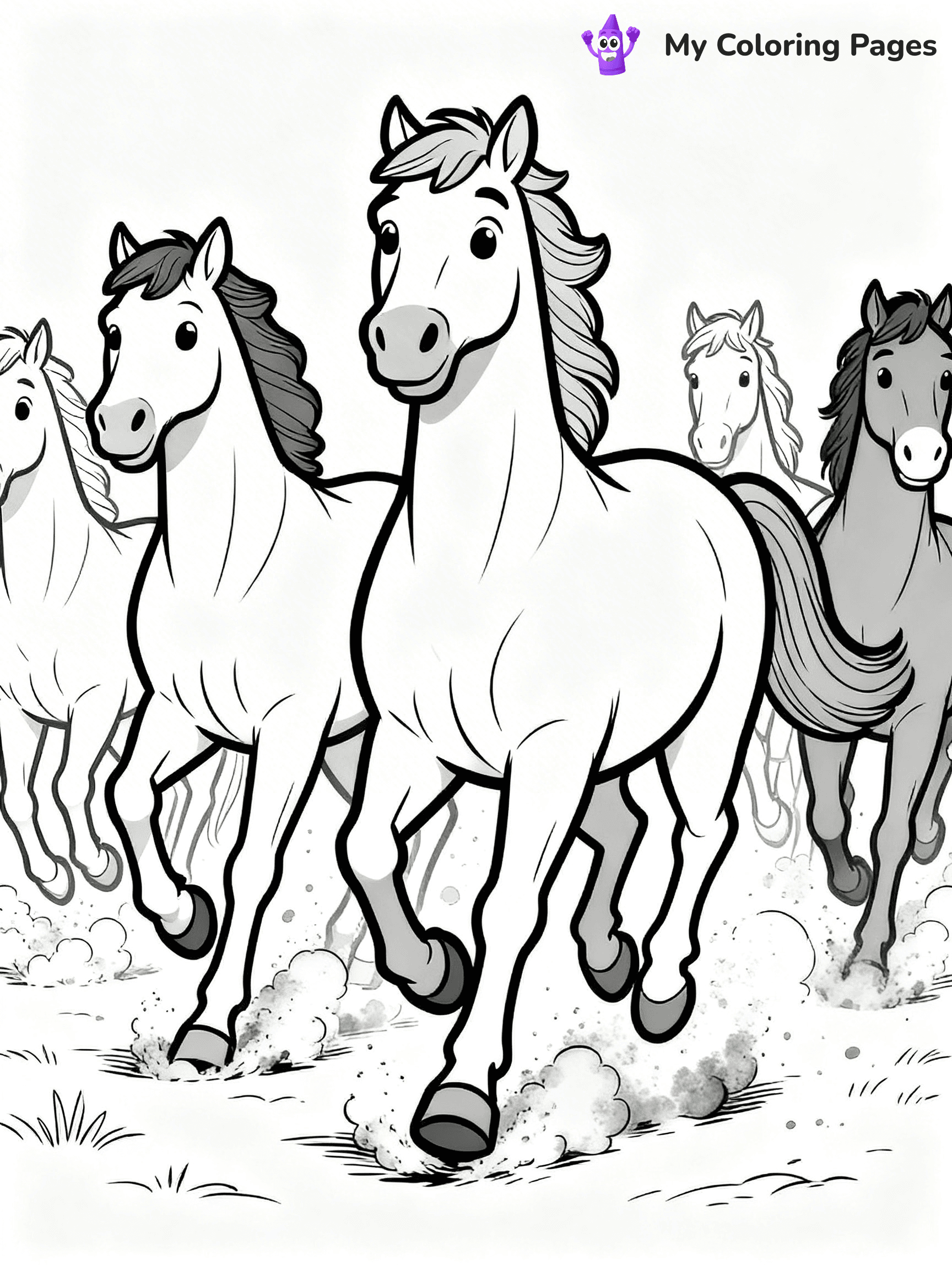 Wild Horse Coloring Pages - 81