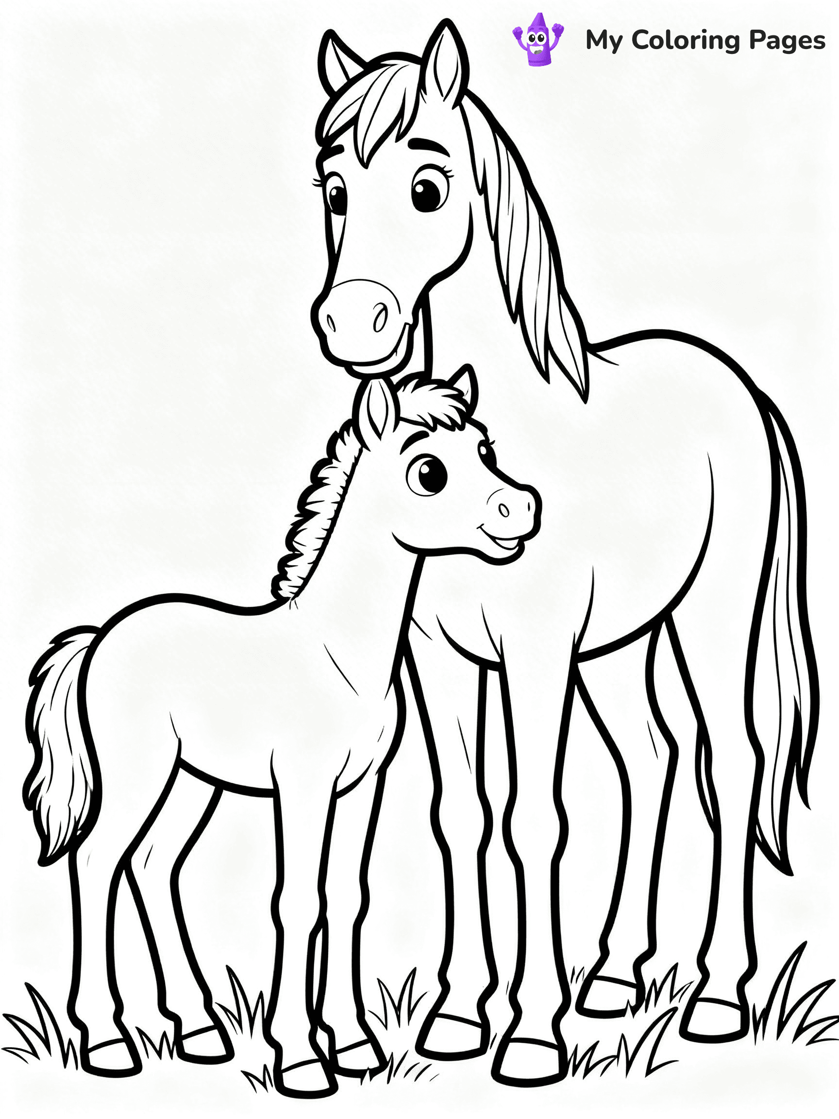 Wild Horse Coloring Pages - 56