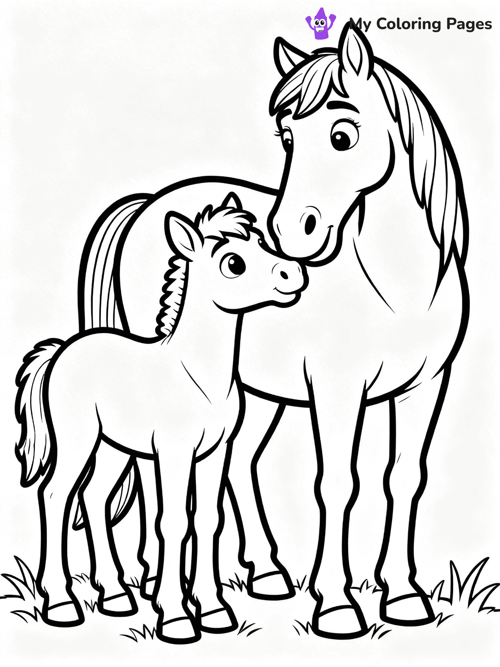 Wild Horse Coloring Pages - 51