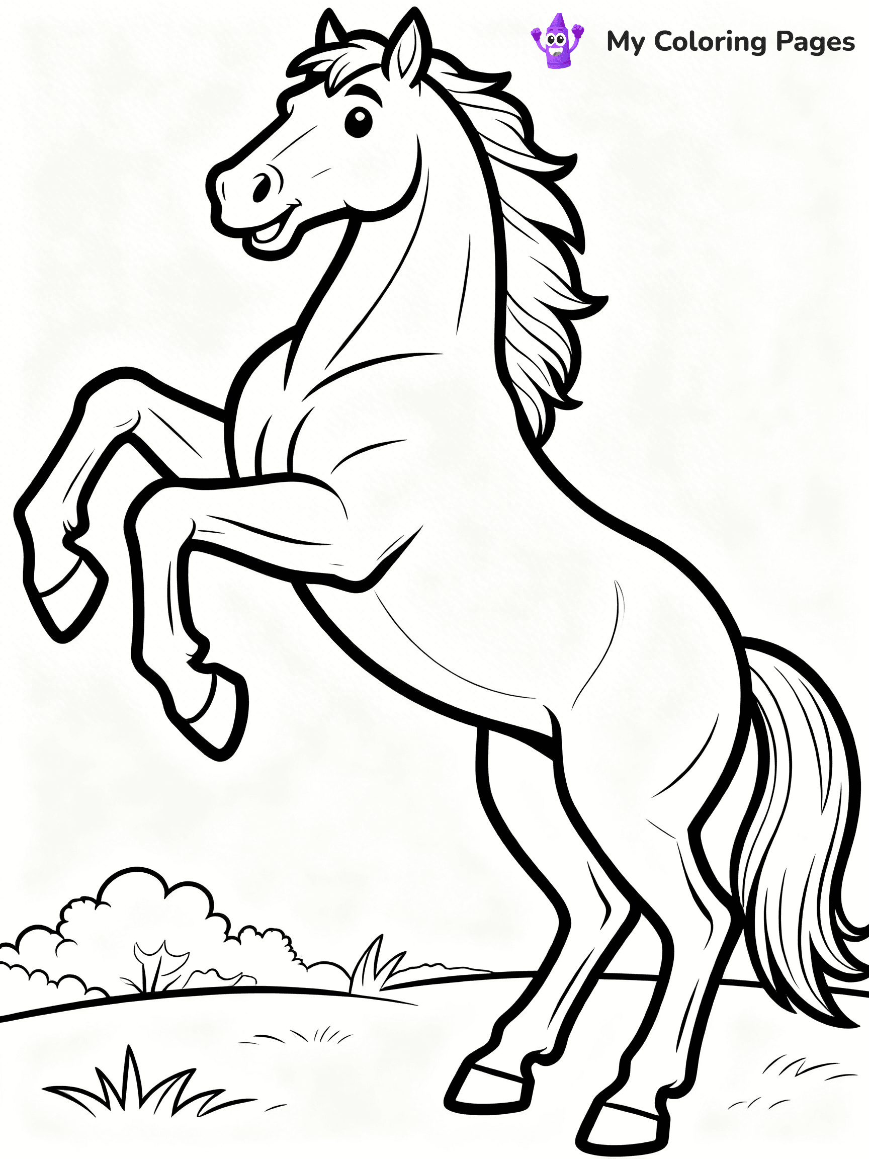 Wild Horse Coloring Pages - 39