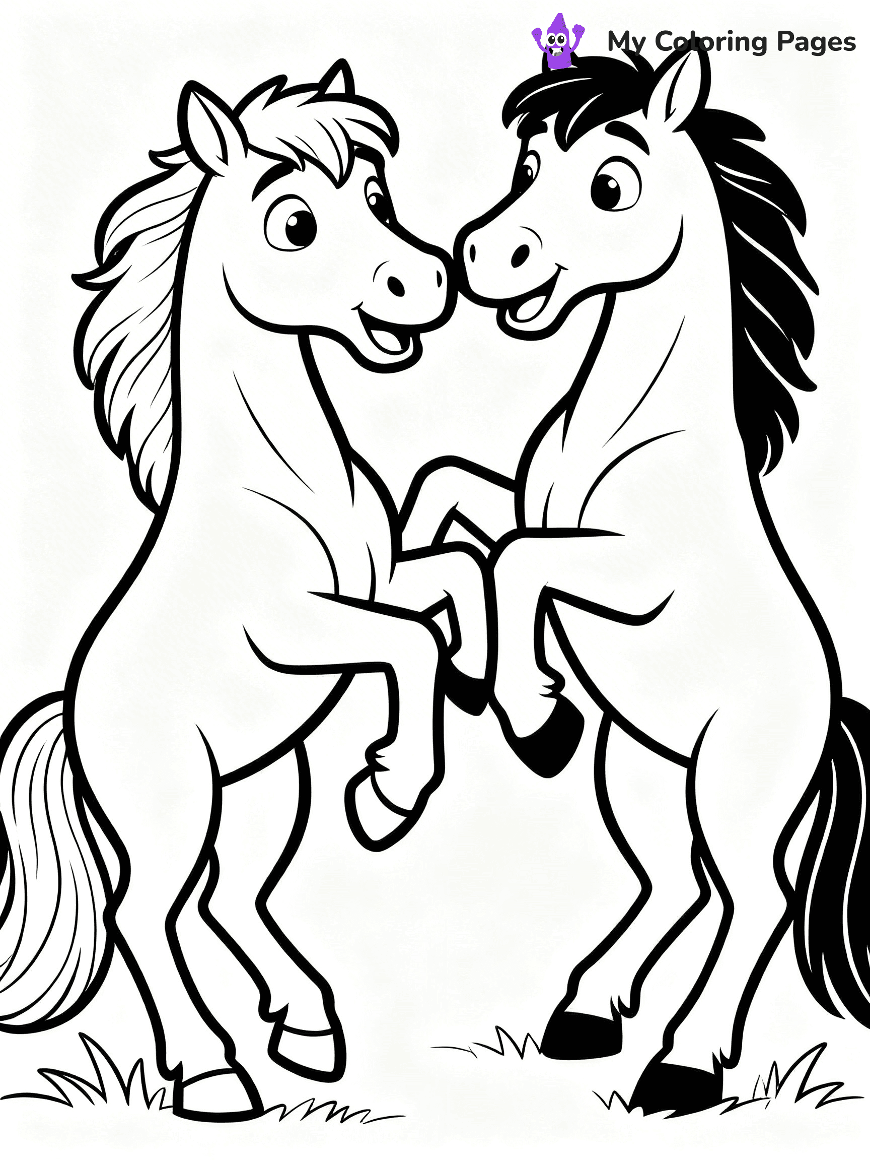 Wild Horse Coloring Pages - 13