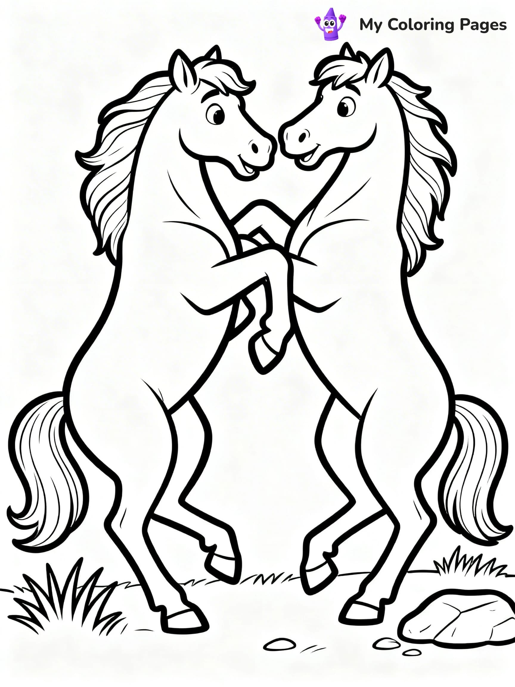 Wild Horse Coloring Pages - 11