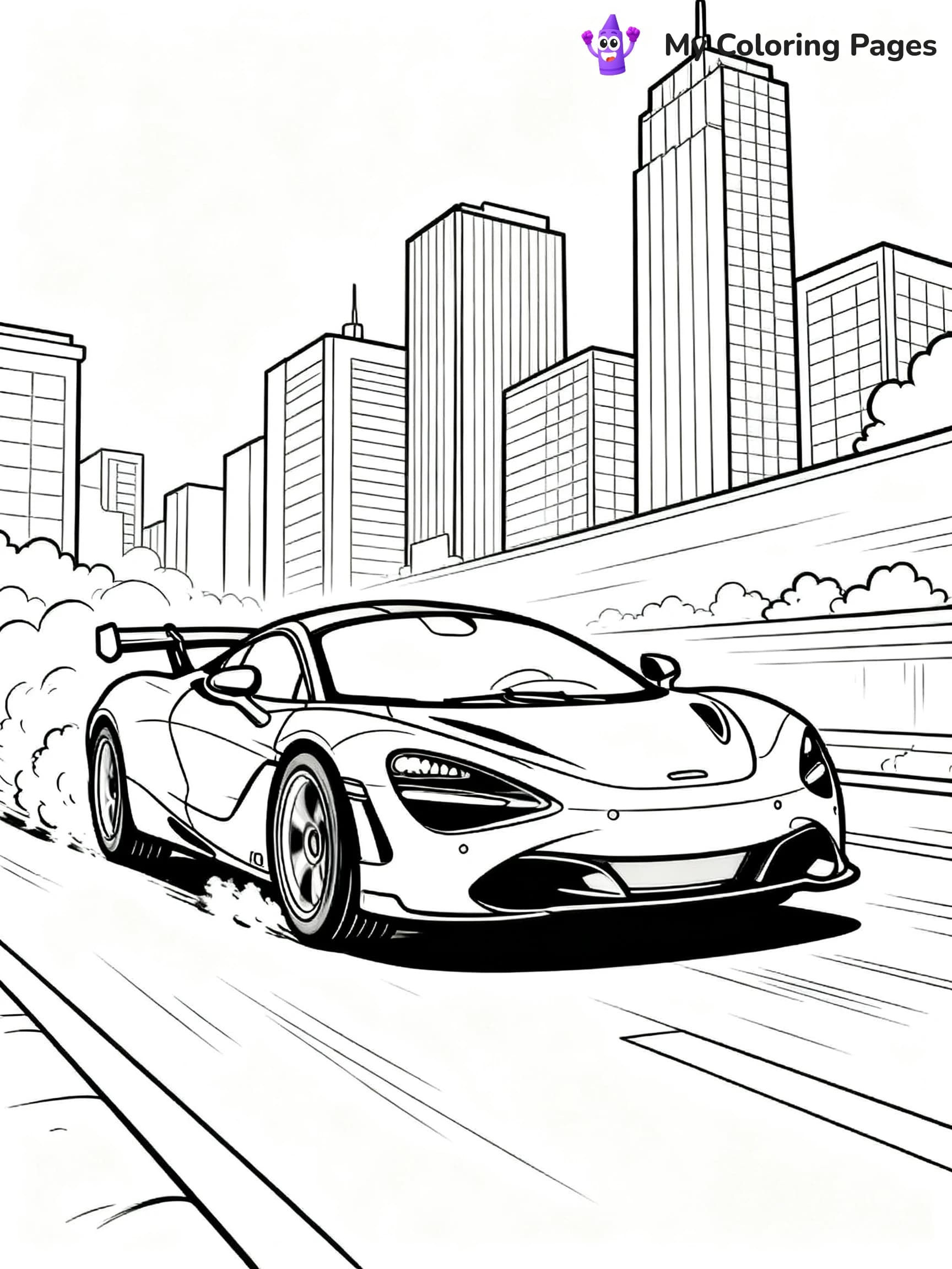 Mclaren 720S Coloring Pages - 21