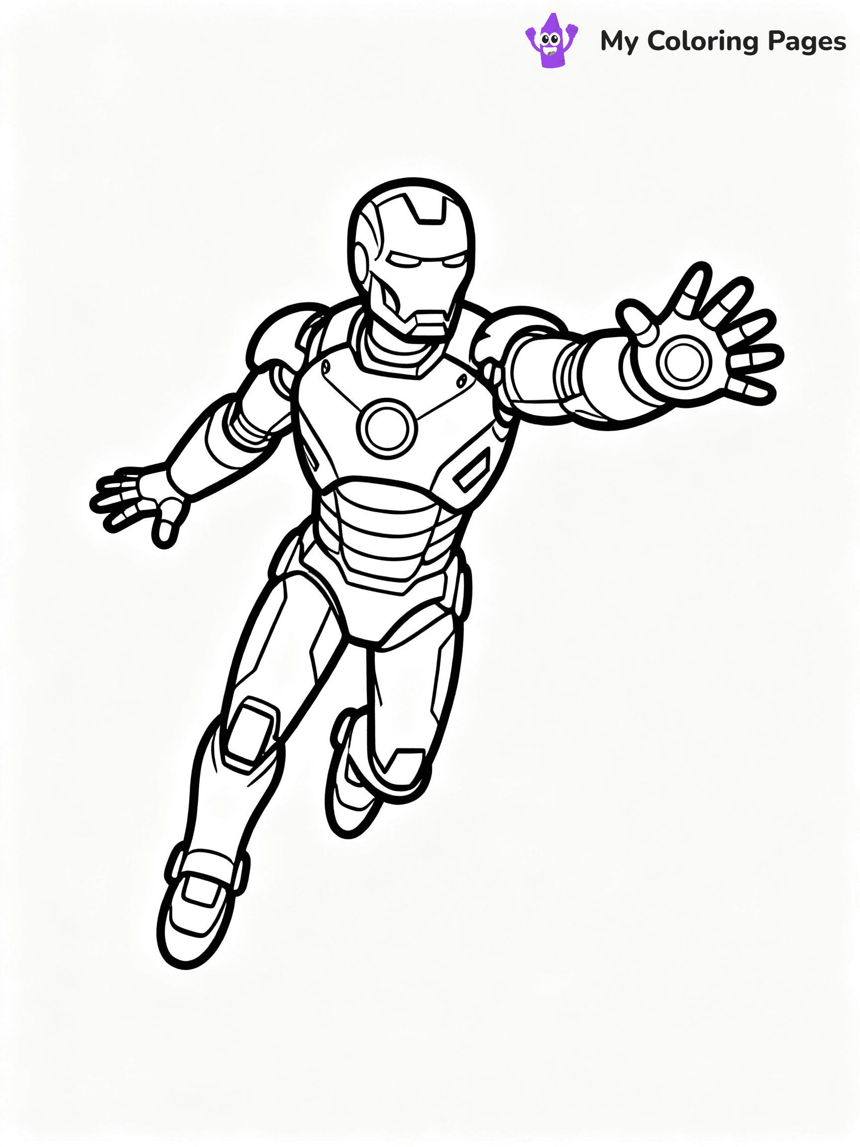 ⚠️ CRITICAL REQUIREMENT - ABSOLUTE BLACK AND WHITE ONLY ⚠️
This MUST be a BLACK AND WHITE line drawing ONLY. NO COLORS whatsoever.
- ONLY pure black lines (#000000) on pure white background (#FFFFFF)
- ABSOLUTELY NO colors, NO shading, NO gradients, NO grayscale
- If there are ANY colors in the output, the image is REJECTED
- This is a COLORING PAGE - meant to be COLORED IN by children
- The output must be UNCOLORED line art ready for coloring
⚠️ SUBJECT TO DRAW: Iron Man from Avengers in Marvel comic style, flying mid-air, repulsors glowing, sleek armor design
(REMEMBER: Output must be BLACK AND WHITE line art only, NOT colored!)
# COLORING PAGE: BLACK OUTLINES ONLY - WHITE BACKGROUND MANDATORY
Create a **coloring book page** using EXACTLY two values: black lines, white space.
## NON-NEGOTIABLE BINARY RULES
- **ONLY #000000 (black) and #FFFFFF (white)** - NO other values exist
- **EVERY PIXEL = BLACK OR WHITE** - no gray/shading/antialiasing
- **WHITE BACKGROUND MANDATORY** - entire canvas stays white
- **ALL SHAPES HOLLOW** - everything is empty outlines waiting to be colored
- **FORBIDDEN:** fills, shading, gradients, patterns, textures, colors
- **NO SOLID REGIONS** - if it's not a thin line, it's wrong
## Universal Line Standards
- Black outlines ONLY - thin, uniform weight
- Every shape completely empty inside
- Closed contours suitable for coloring
- Simple flat illustration - zero depth/3D/realism
- **Style:** Whimsical Doodle Art Alley - rounded, friendly outlines (unless specified)
## Everything = Outline Only
- Characters/animals: hollow shapes
- Objects/clothing: empty contours
- Backgrounds/scenery: line work only
- Natural elements: outlined forms
- Dark/night areas: don't exist (use outlined symbols)
- Textures/patterns: convert to simple lines
## The Test
Can a child color EVERY white space with crayons? If any area is pre-filled/shaded/gray or colored in, it FAILS. Every shape must be waiting to receive color.
**FINAL OUTPUT**: Binary coloring page. Black lines define shapes. White spaces ready for coloring. Nothing else exists. No exceptions. Print-ready.
⚠️ FINAL REMINDER: Draw the subject "Iron Man from Avengers in Marvel comic style, flying mid-air, repulsors glowing, sleek armor design" as BLACK AND WHITE line art. Zero colors in output.